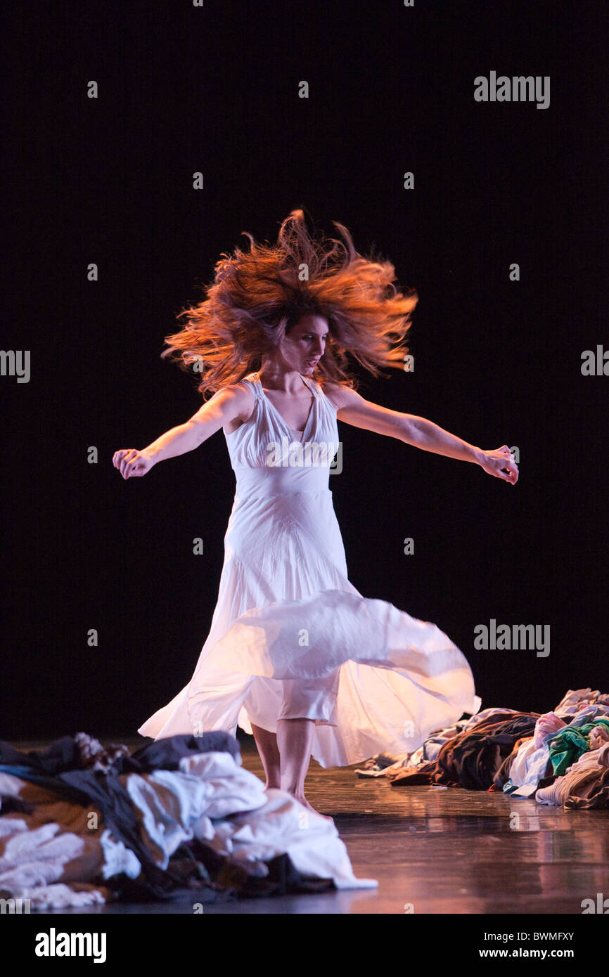 Jasmin Vardimon Company performing 7734 at Sadler's Wells, London Stock