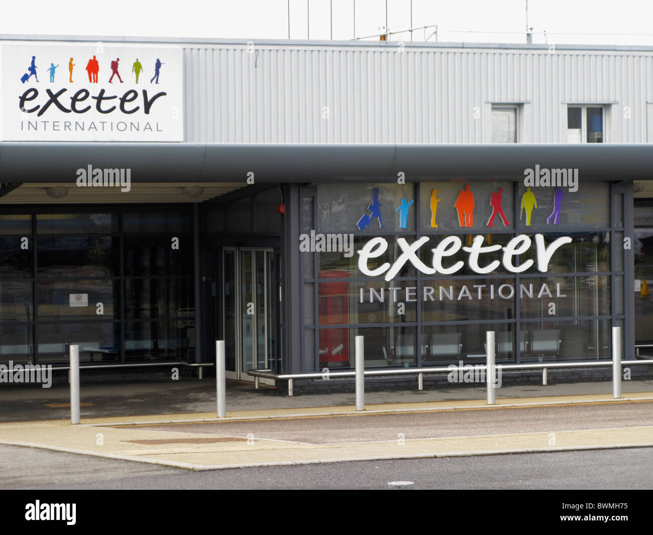 Exeter Airport Devon UK regional British airport Stock Photo