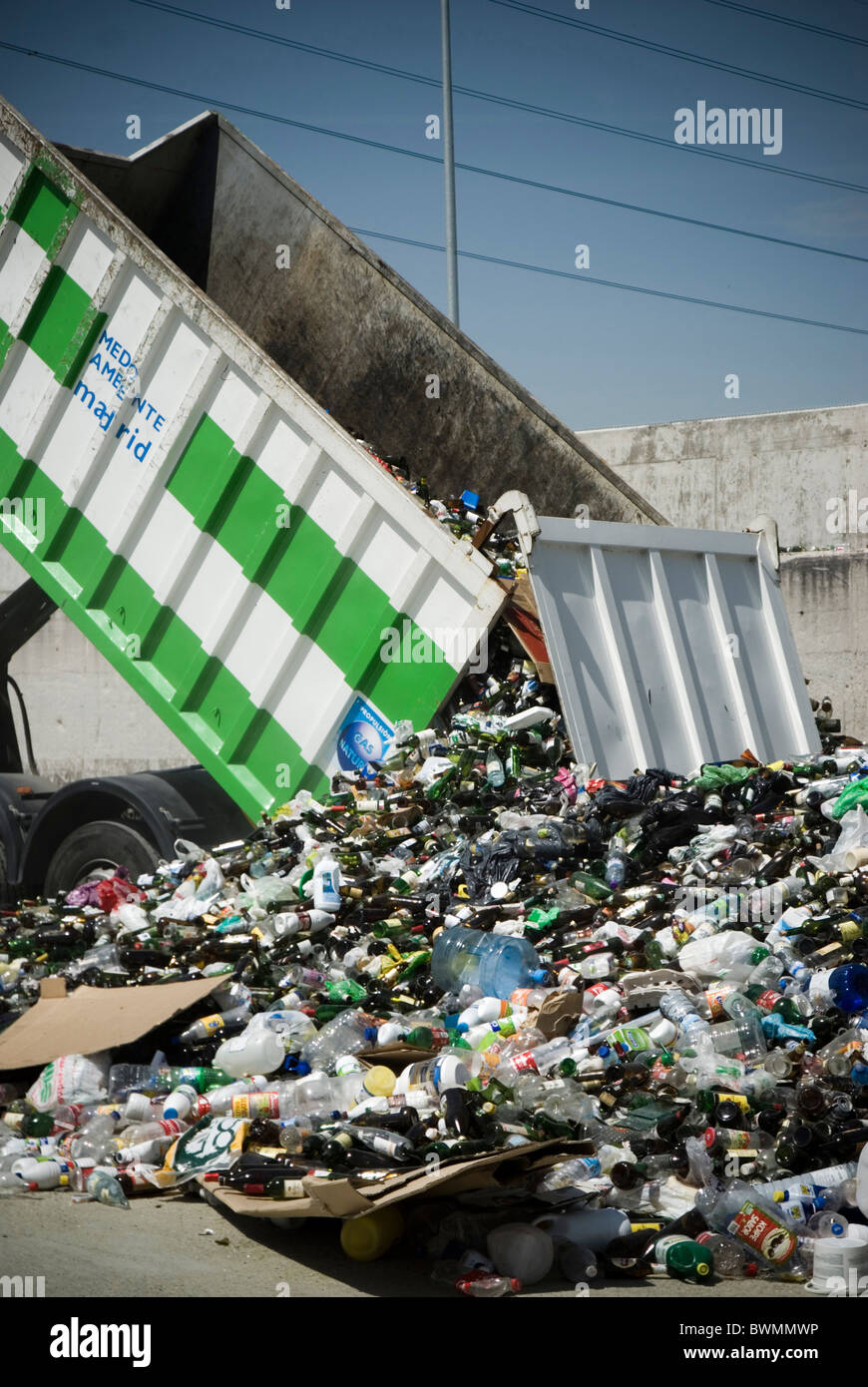Valdemingomez rubbish dump, Madrid, Spain. tip garbage trash vertedero