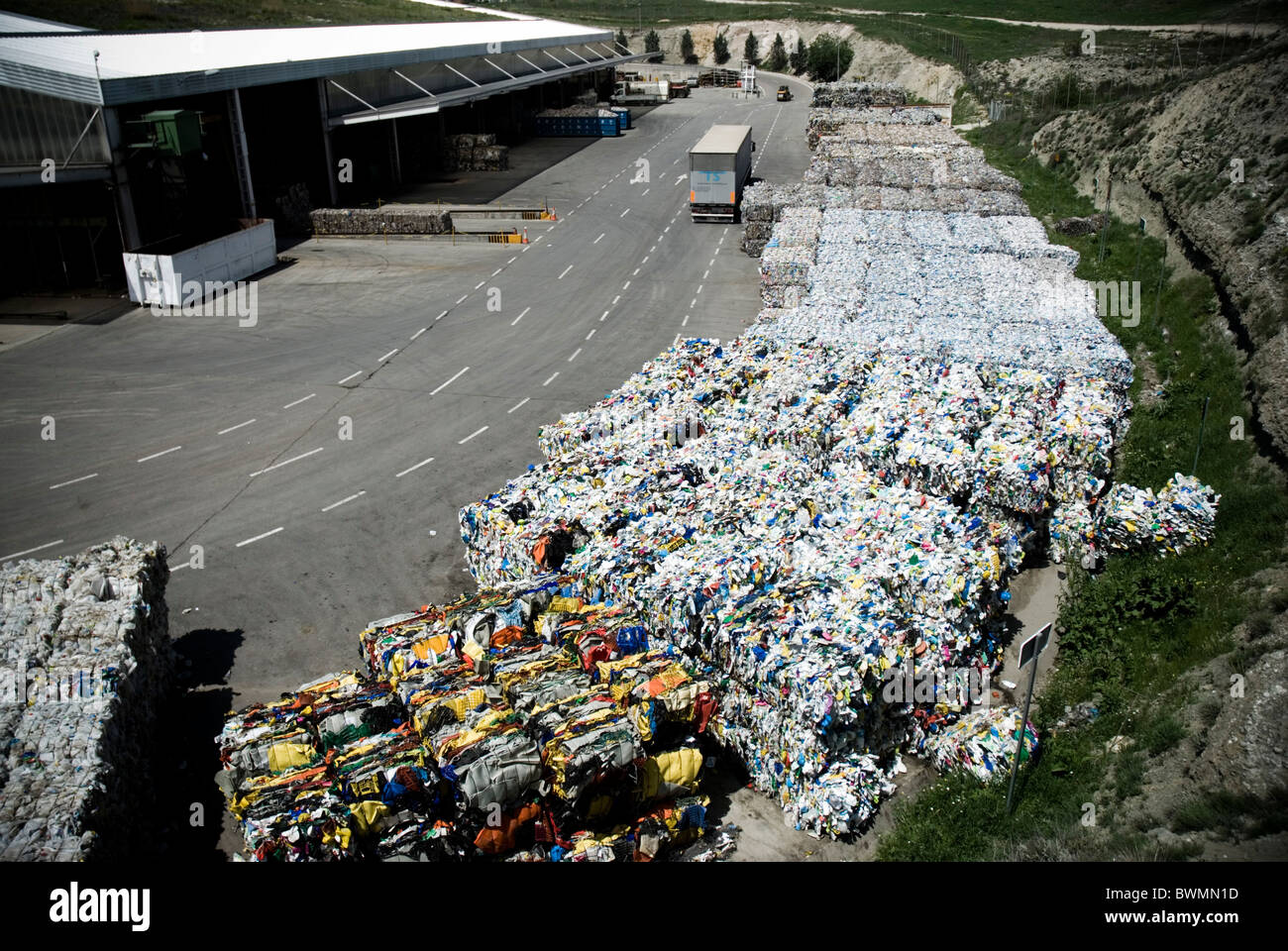 Valdemingomez rubbish dump, Madrid, Spain. tip garbage trash vertedero