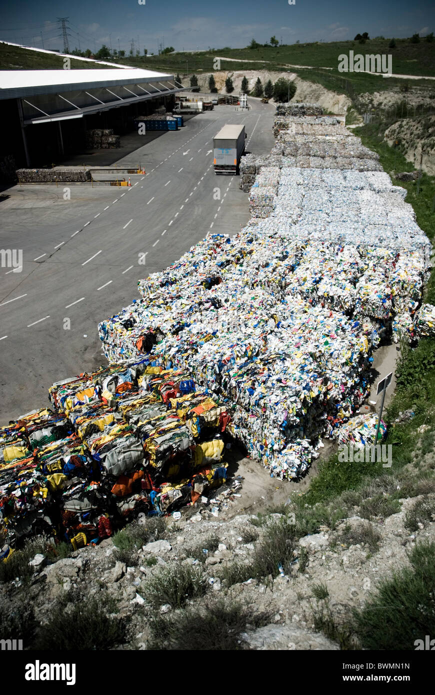 Valdemingomez rubbish dump, Madrid, Spain. tip garbage trash vertedero
