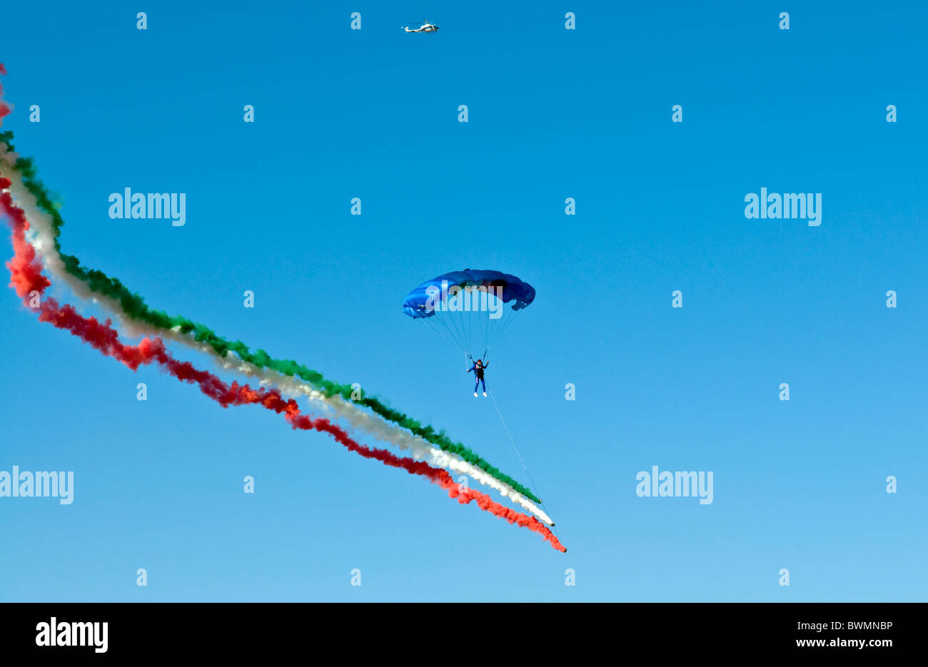 Parachutist, Florence (Firenze), Tuscany, Italy, Europe Stock Photo