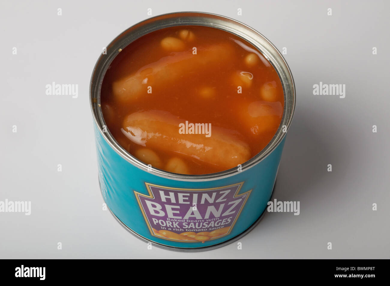 Heinz beans and pork sausages Stock Photo Alamy