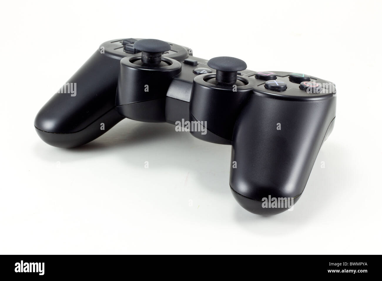 gamepad on white background Stock Photo - Alamy