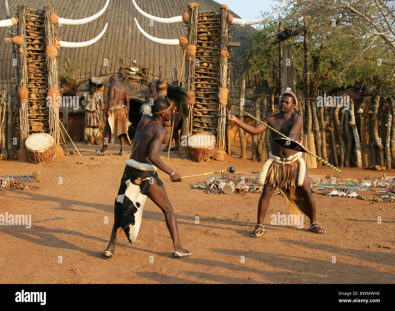 Zulu stick fighting hi-res stock photography and images - Alamy
