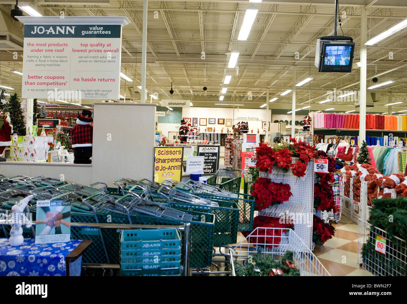 A Jo-Ann retail store. Stock Photo
