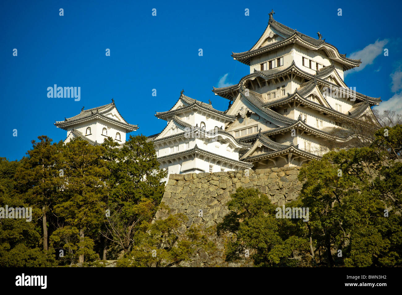 Japan Asia Himeji castle Hyogo Prefecture Asia UNESCO world heritage Architecture castle Far East Kansai W Stock Photo