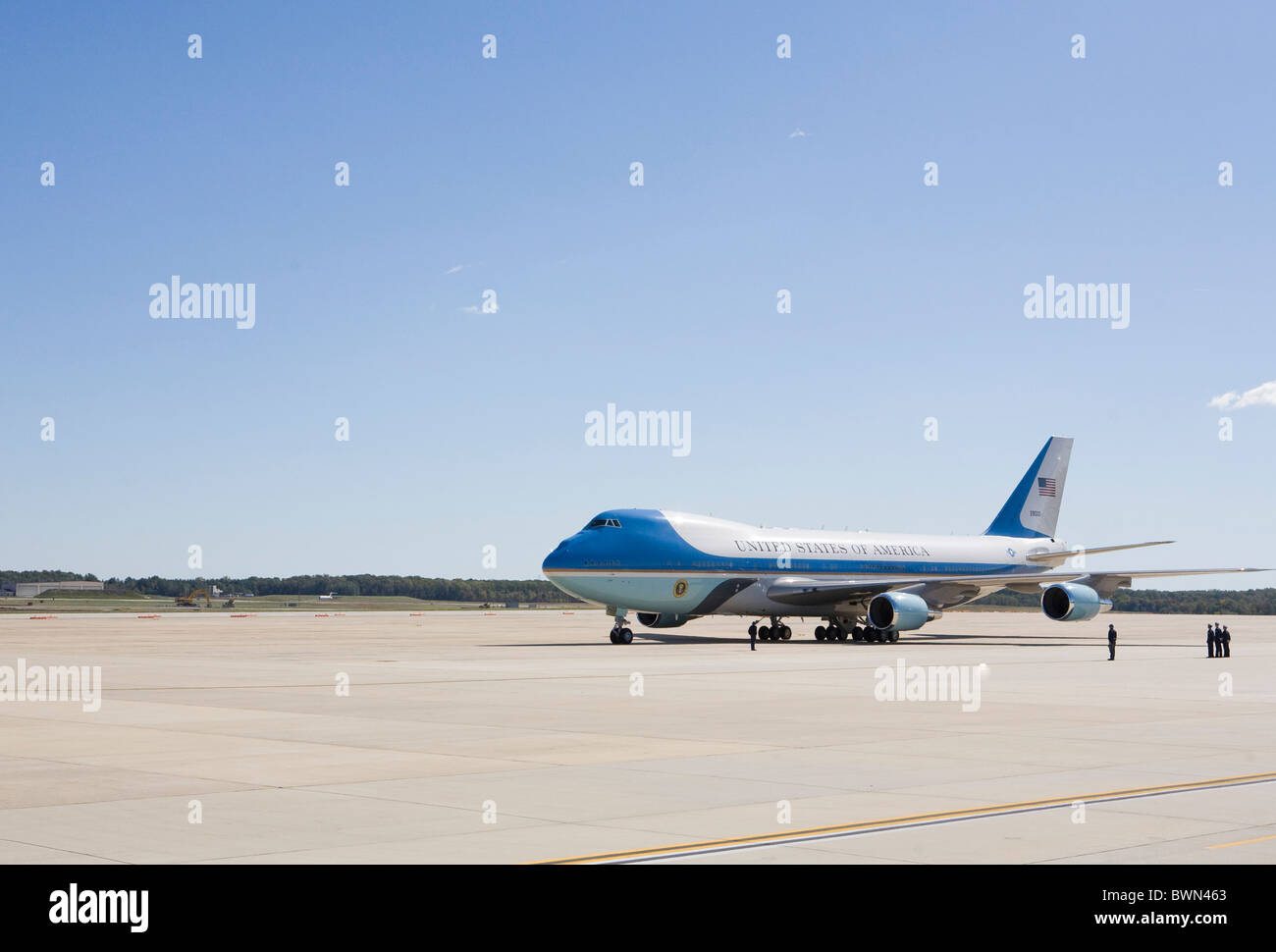 Air Force One on the tarmac at Andrews Air Force Base Stock Photo Alamy
