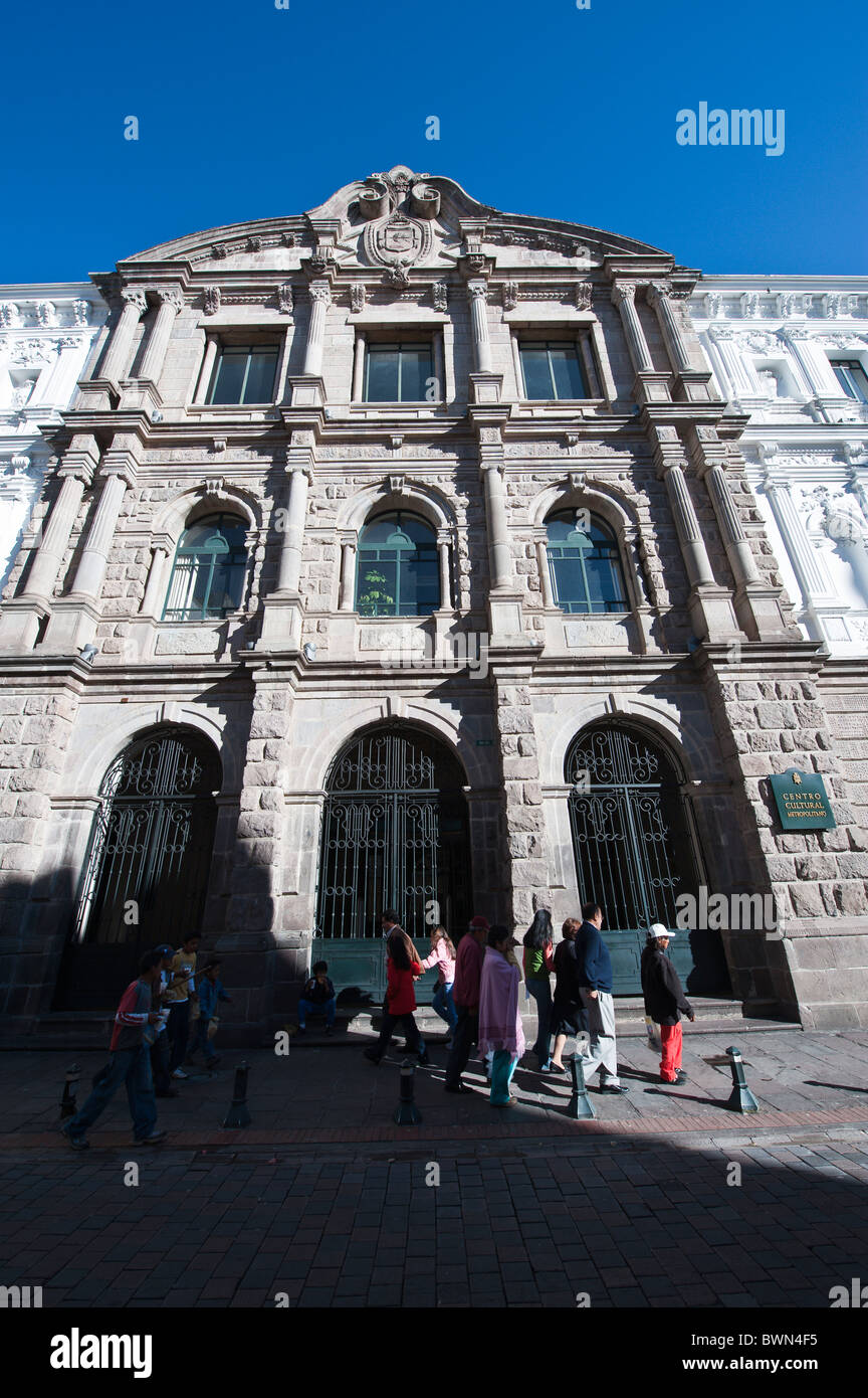 Municipal Cultural Centre, Historic Center, Quito, Ecuador Stock Photo