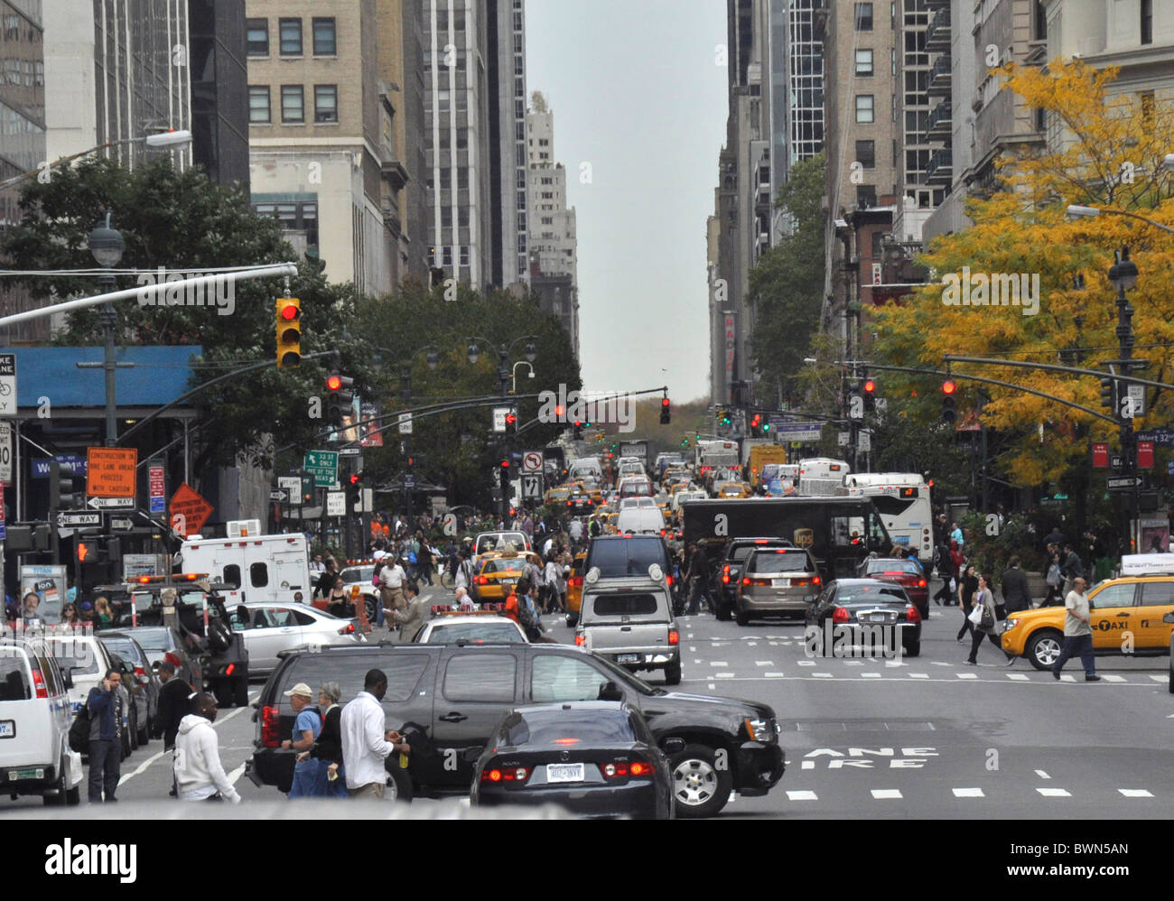 New York City traffic Stock Photo Alamy