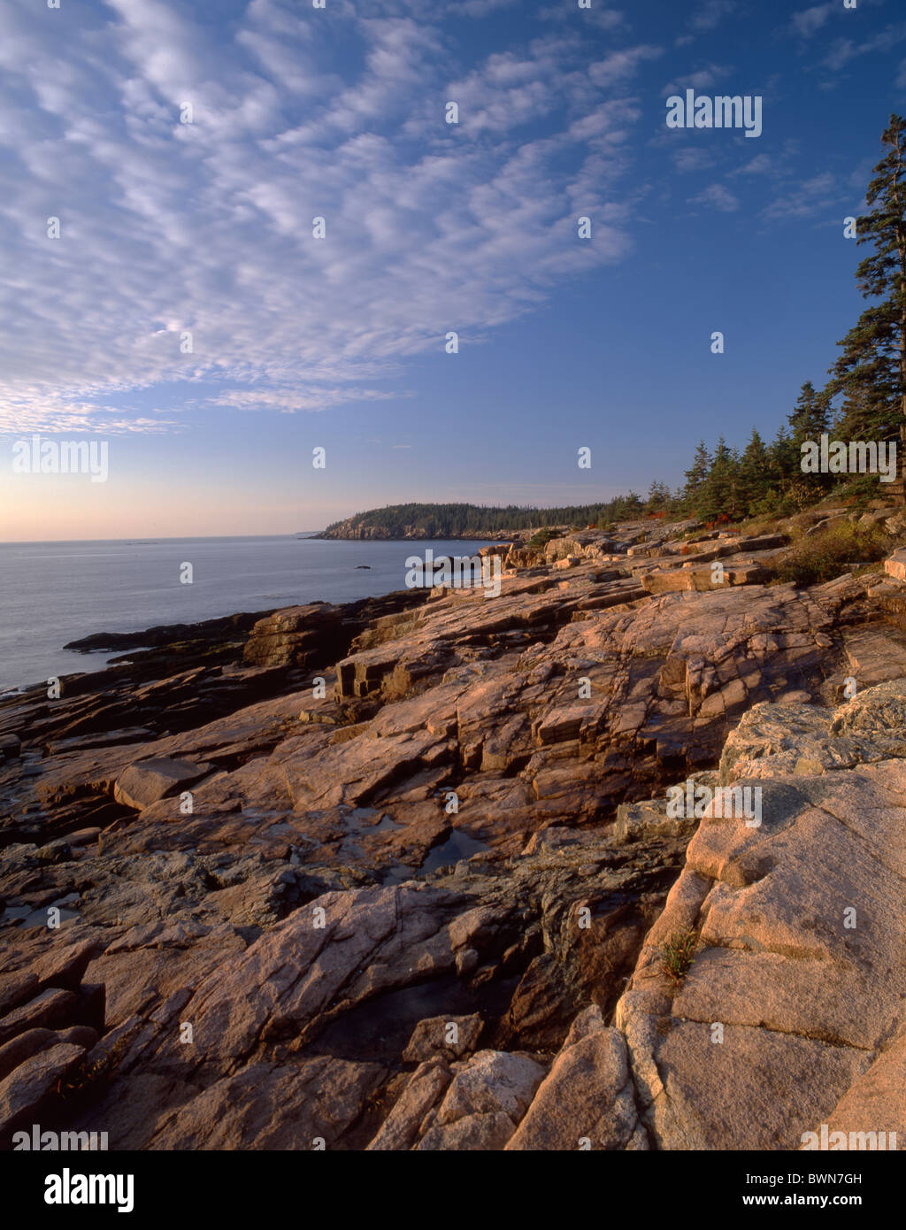 USA America United States North America Acadia national park New ...