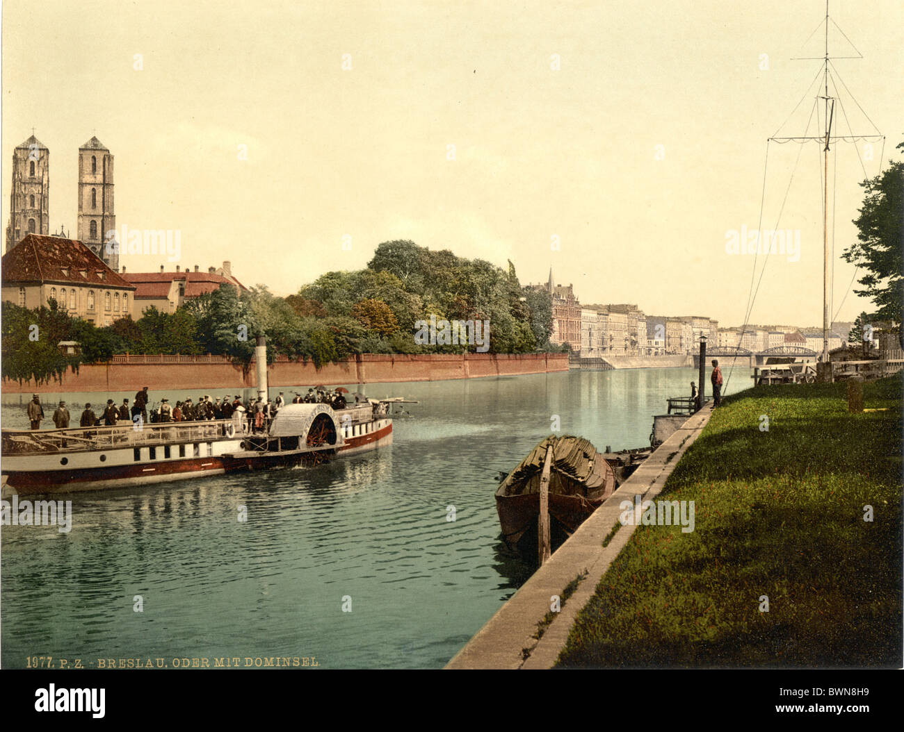 Breslau Silesia formerly Germany Europe German Empire Poland Oder River