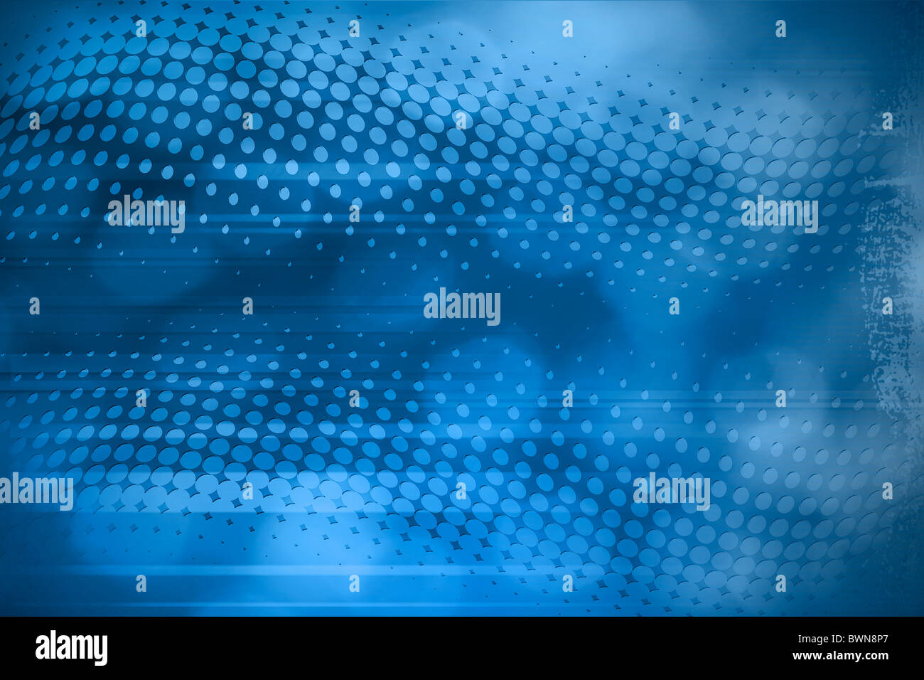 blue background with dots Stock Photo Alamy