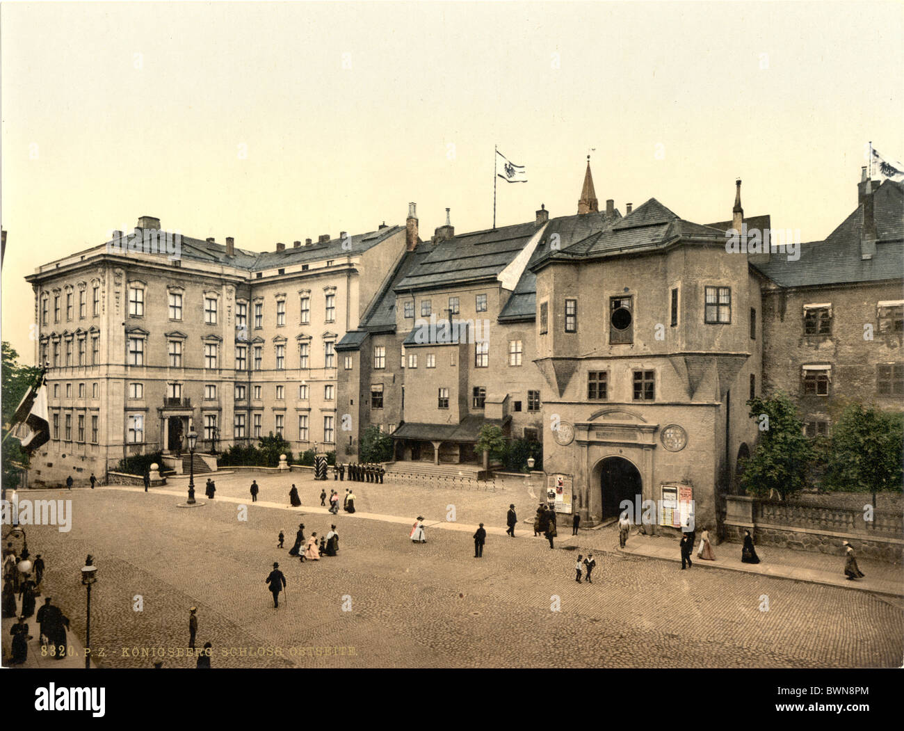 Konigsberg Oblast Kaliningrad East Prussia formerly Germany Europe German Empire Photochrom about 1900 history Stock Photo