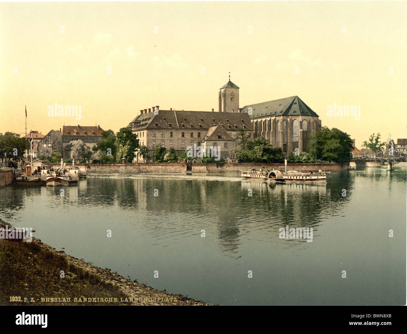 Breslau Silesia formerly Germany Europe German Empire Poland Photochrom