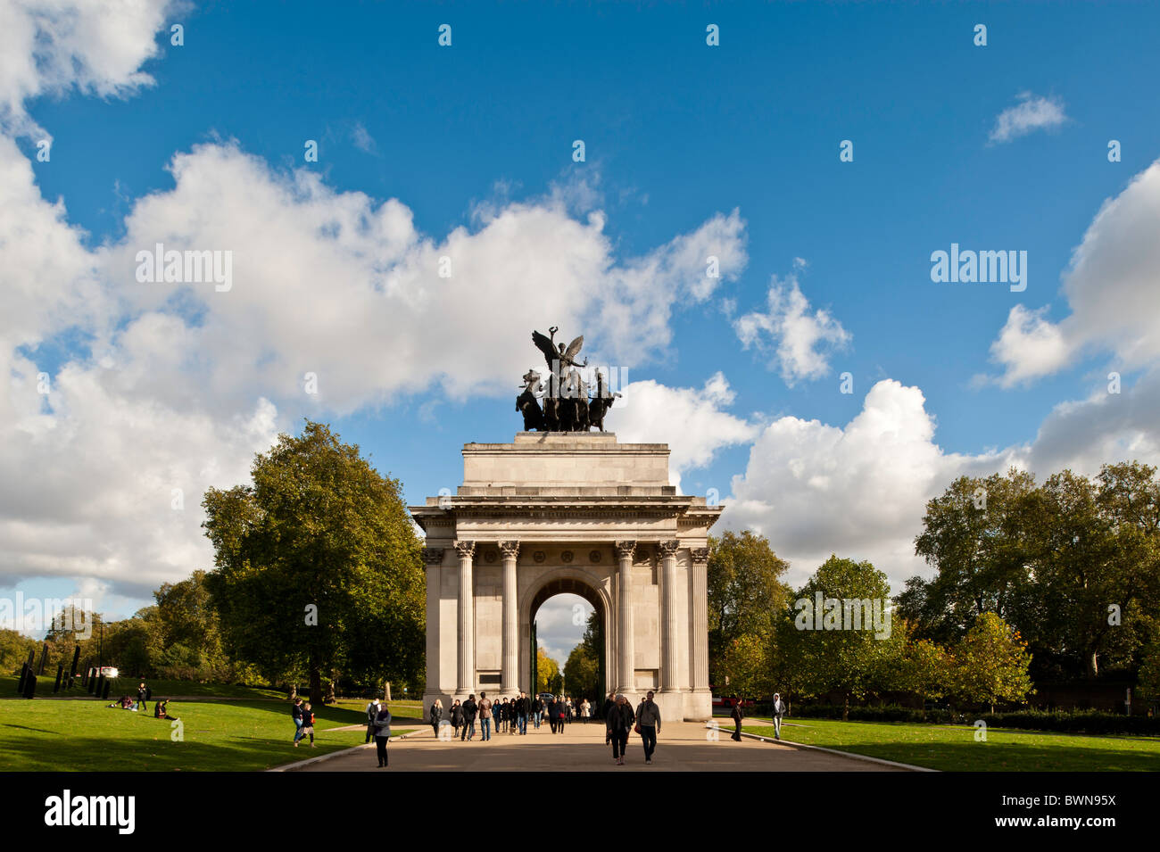 The Wellington Arch, London, United Kingdom Stock Photo