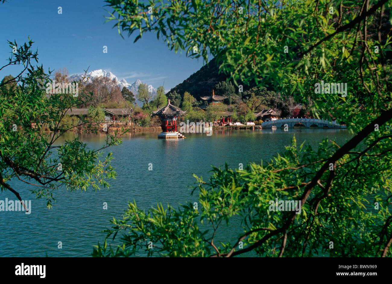 China Asia Lijiang Heilong Tan Gongyuan Park Yunnan Province hei long