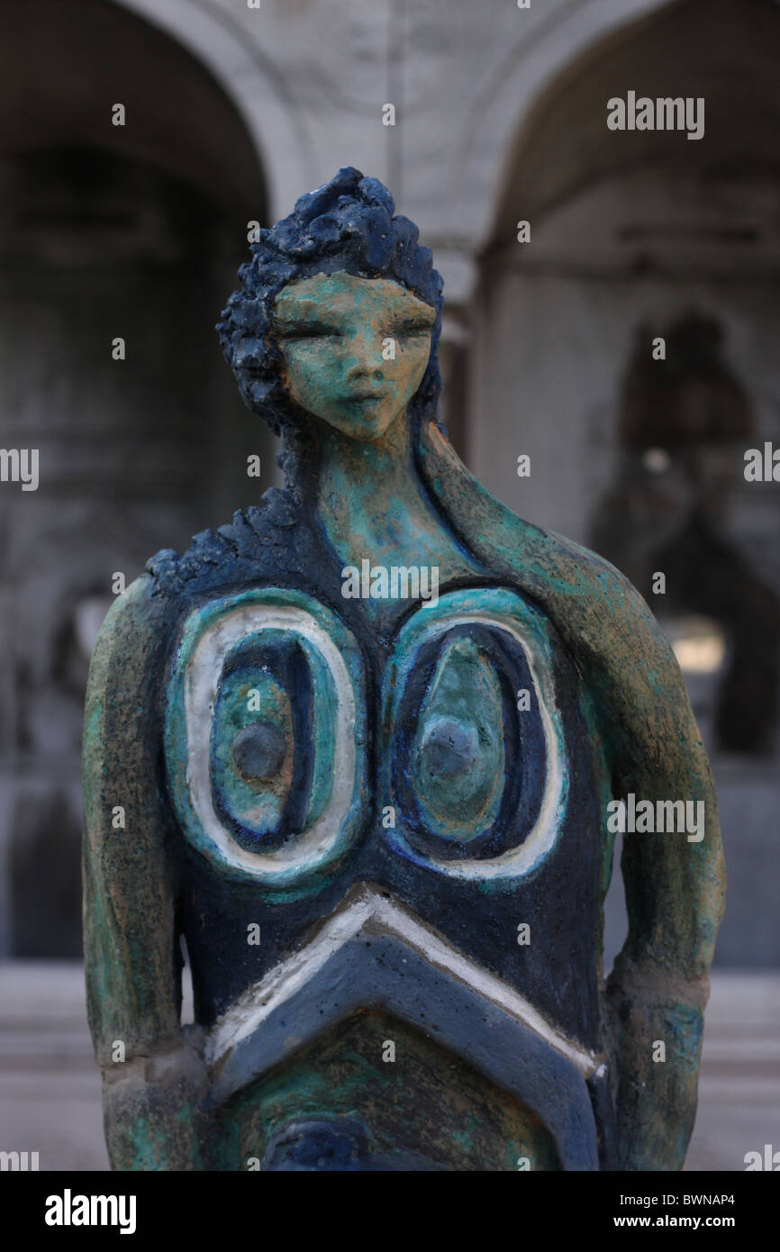 a blue statue Stock Photo Alamy