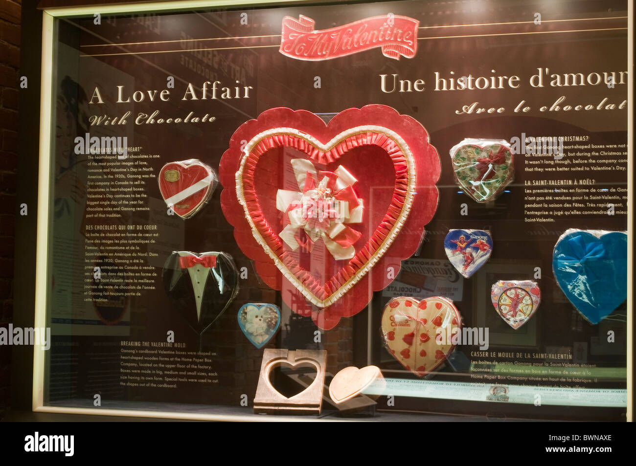 Ganong chocolate factory museum in Saint Stephen (St. Stephen), New  Brunswick, The Maritimes, Canada Stock Photo - Alamy