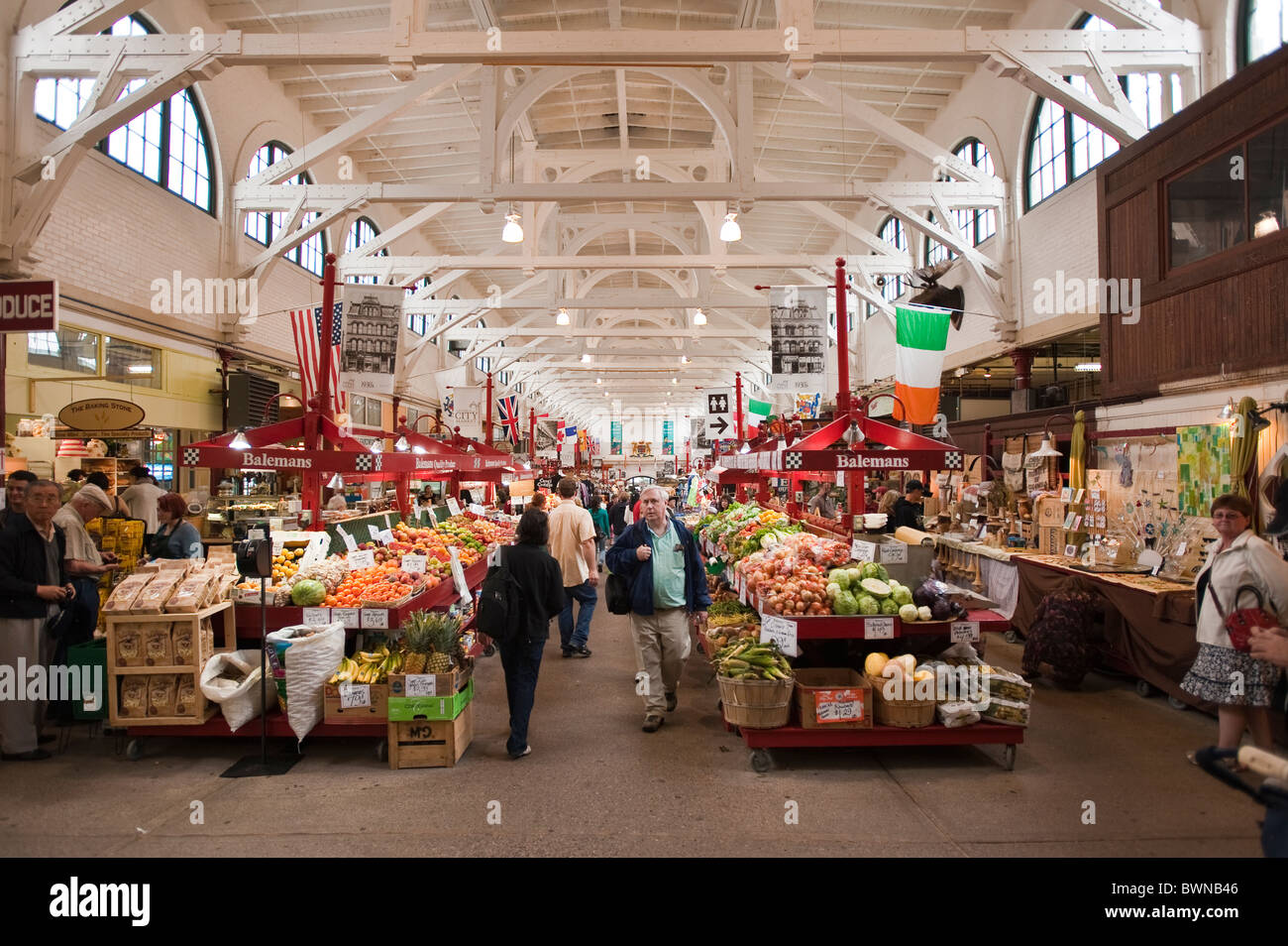 Old city market, St. John, New Brunswick, the maritimes, canada Stock