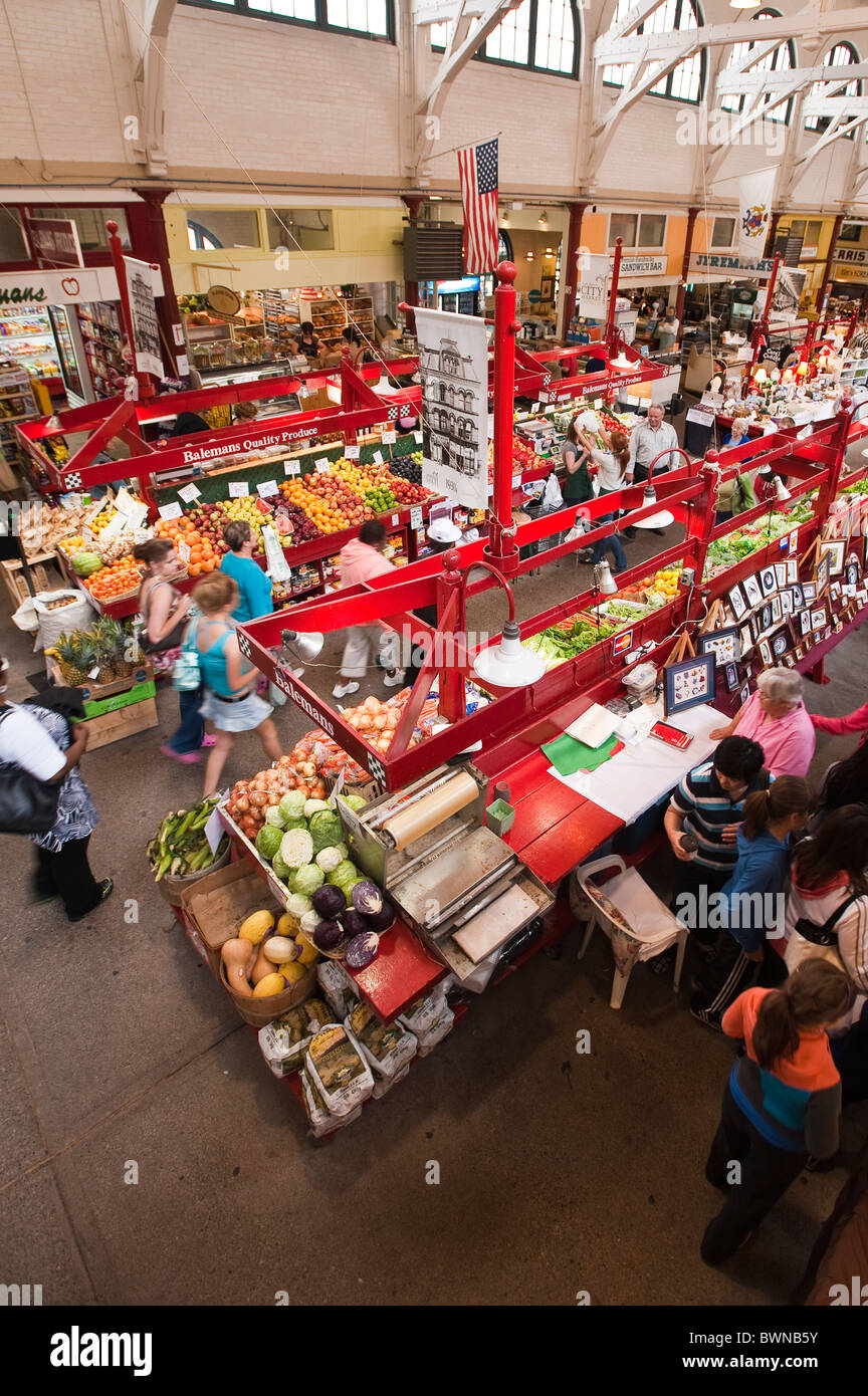 New Brunswick, Canada. Old city market St. John Stock Photo Alamy