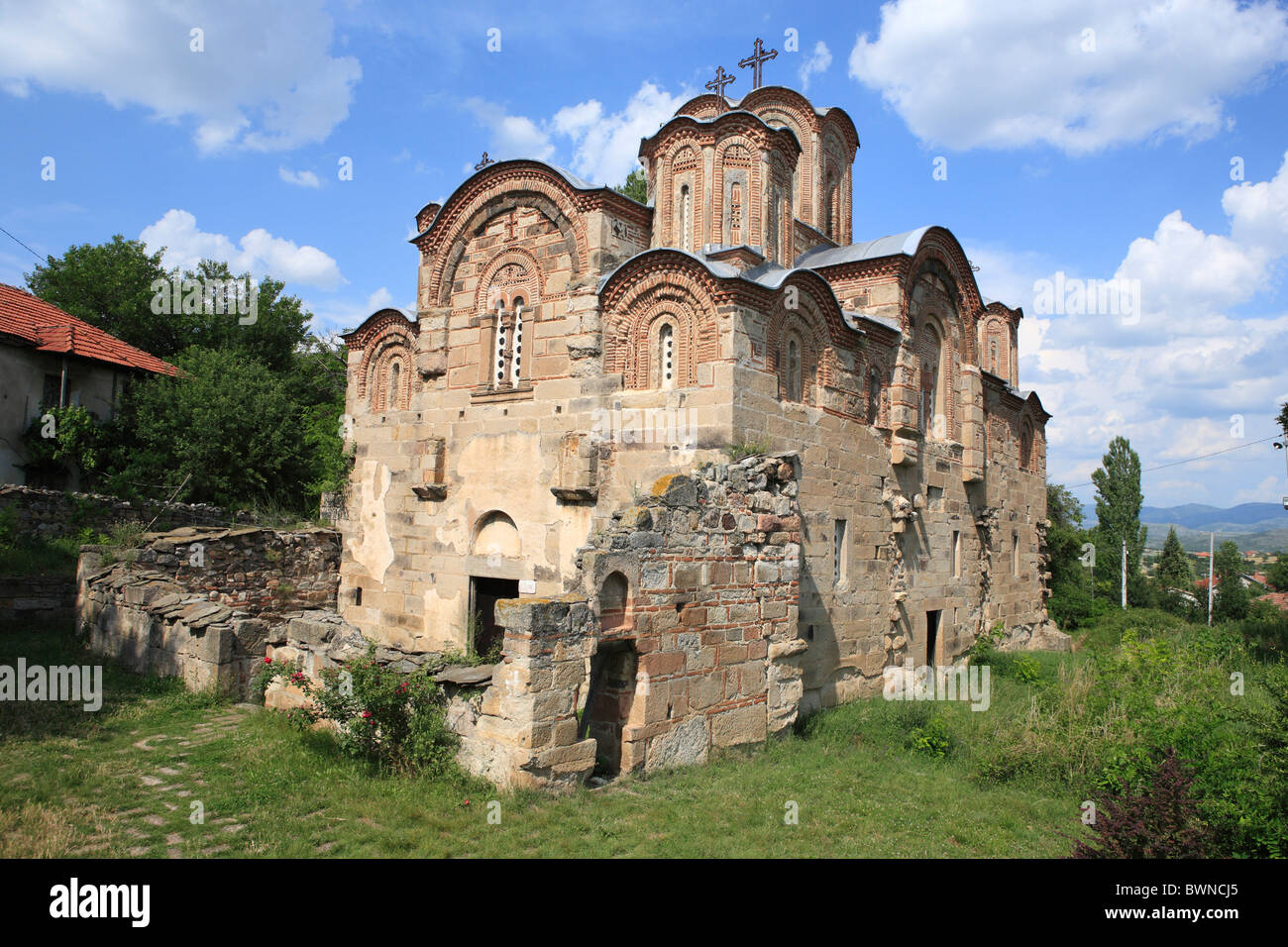 Macedonia Church Byzantine Staro Nagoricane near Kumanovo architecture