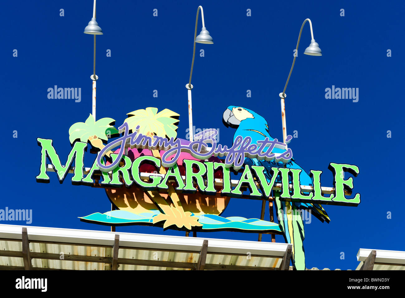 Jimmy Buffett's Margaritaville at Pier Park, Panama City Beach, Gulf Coast, Florida, USA Stock Photo