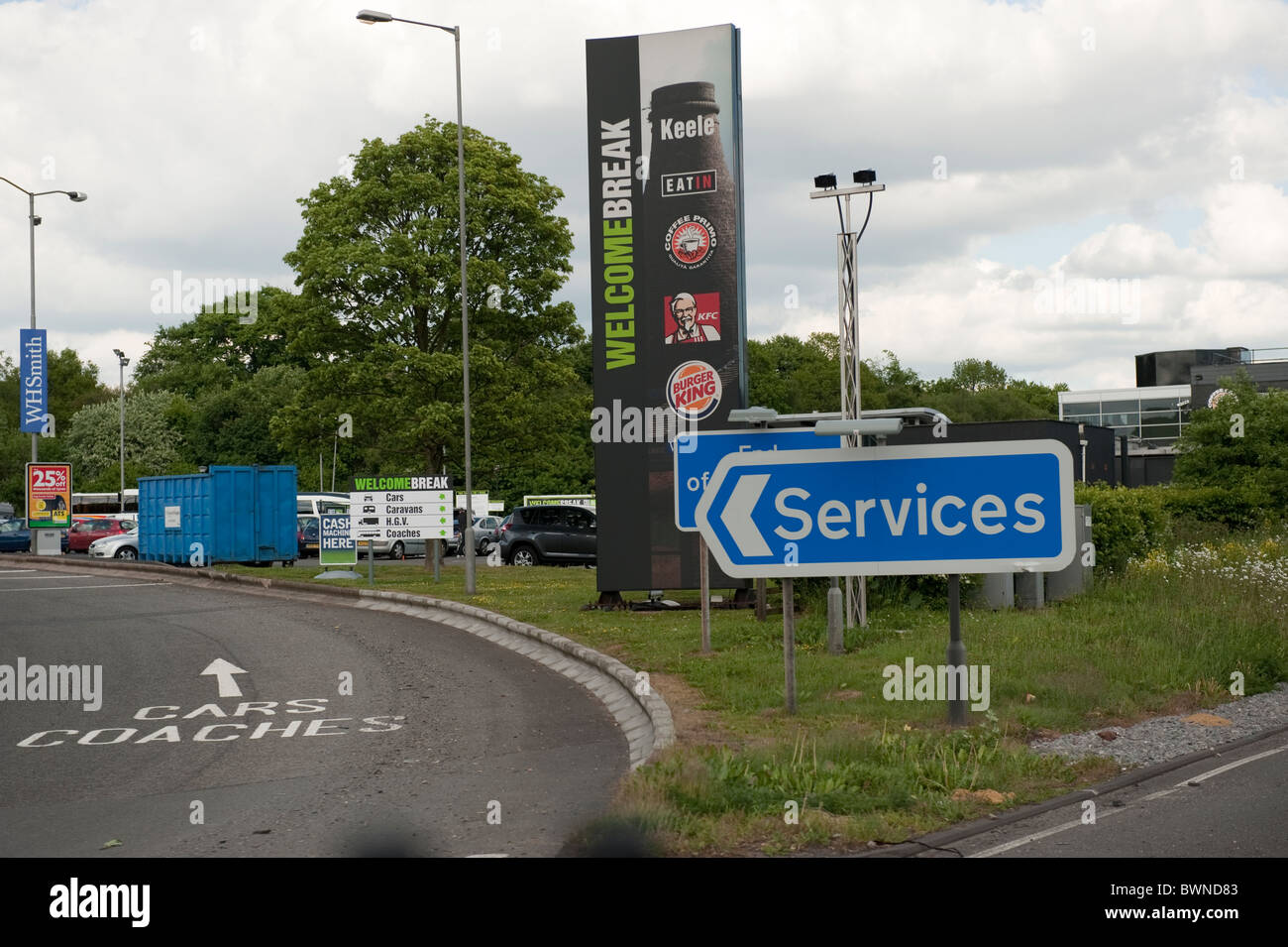 Motorway Services Break Stock Photo 33048179 Alamy