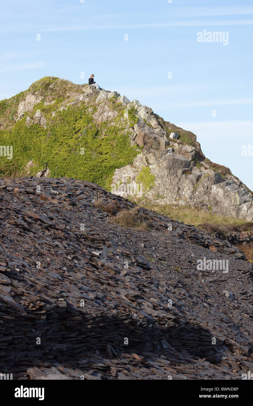 Easdale Island off the Argyll coast of Scotland Stock Photo