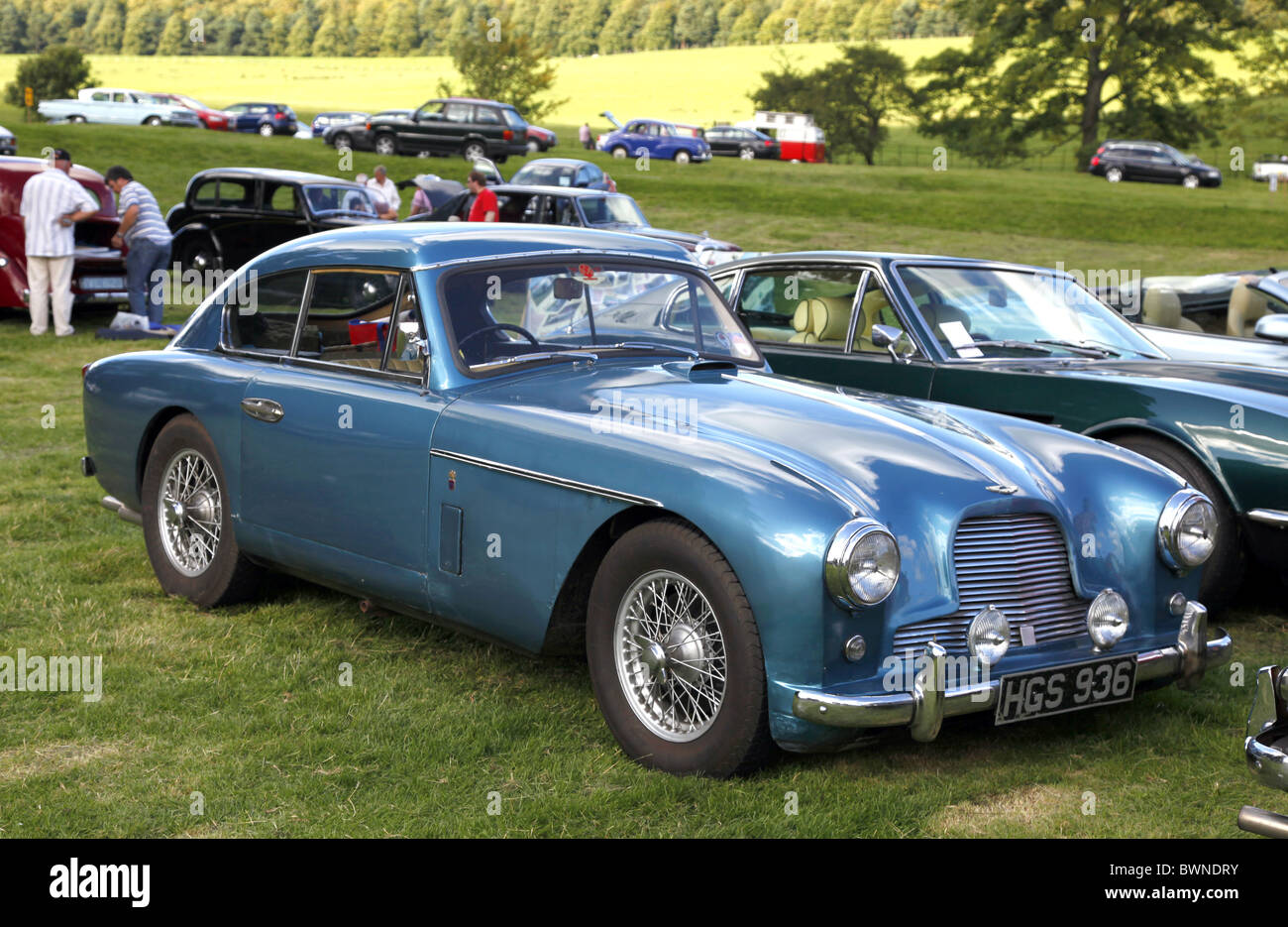 ASTON MARTIN DB2 CLASSIC CAR STAINDROP YORKSHIRE RABY CASTLE STAINDROP NORTH YORKSHIRE STAINDROP NORTH YORKSHIRE 22 August 20 Stock Photo