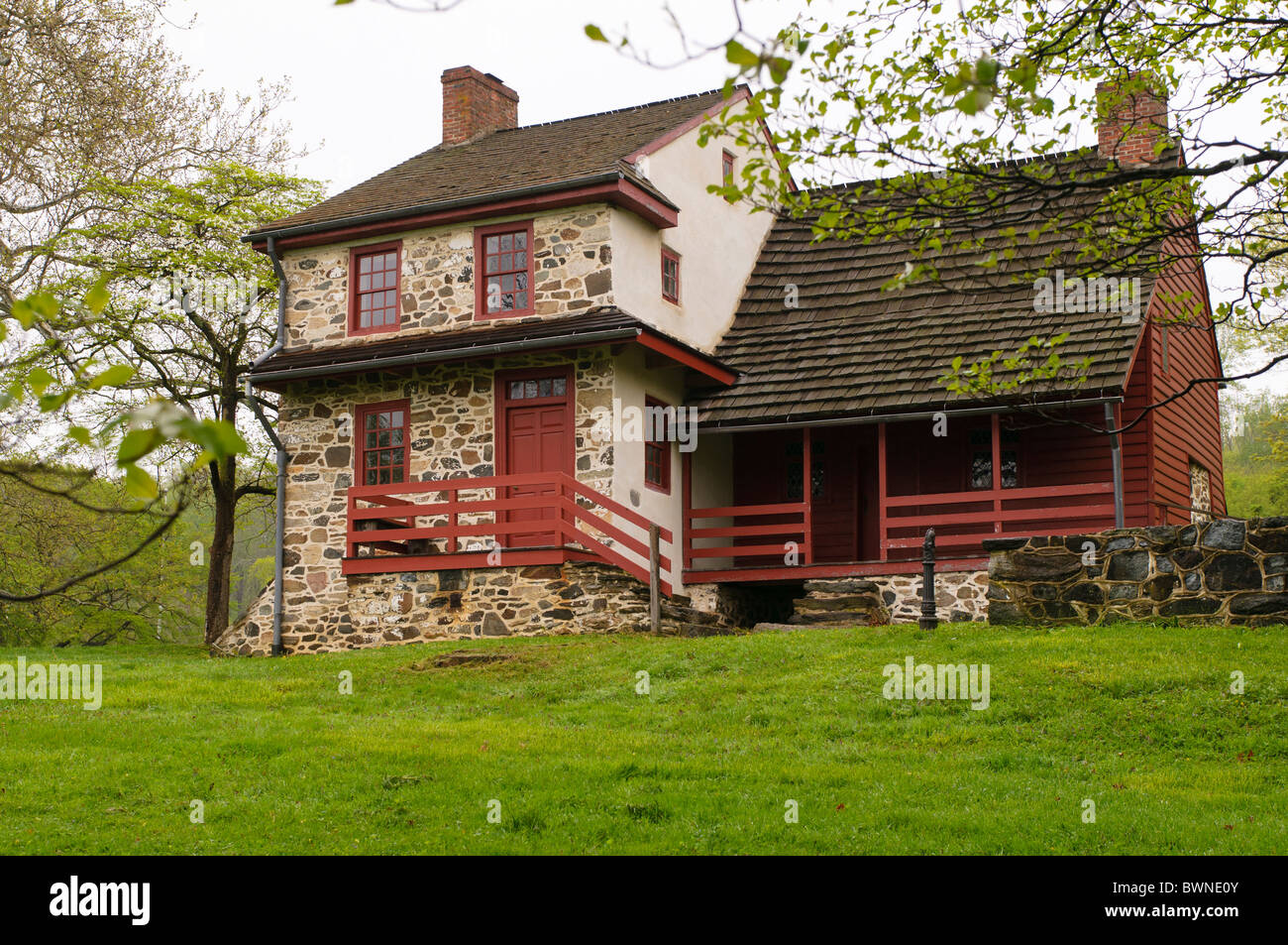 Lafayette headquarters Brandywine Battlefield, Chaddsford, PA Stock