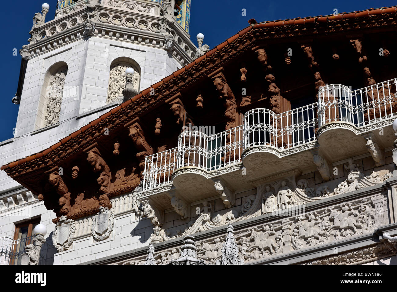 Hearst Castle, San Simeon, California Stock Photo