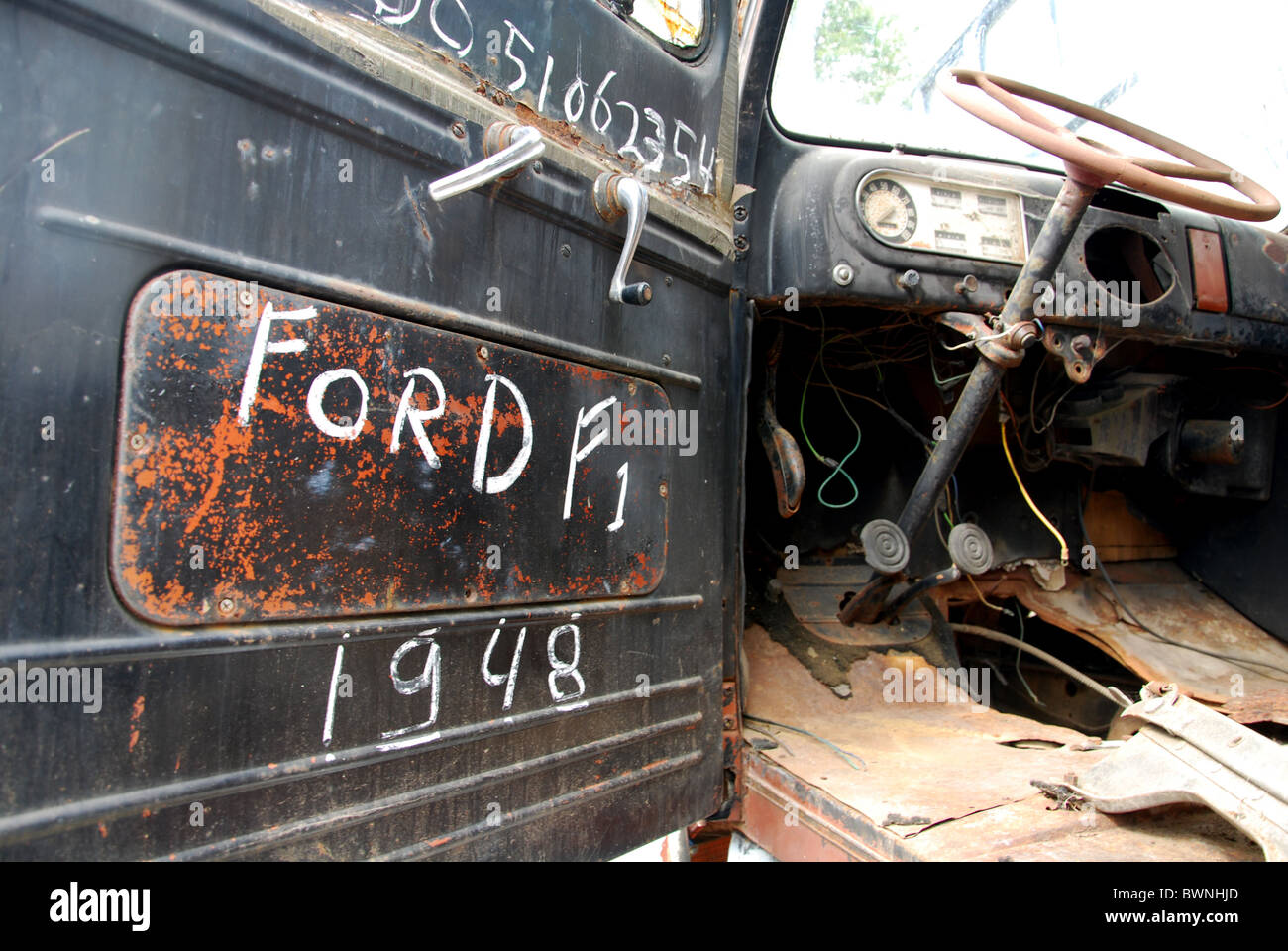 1948 Ford Pickup truck for restoration Stock Photo