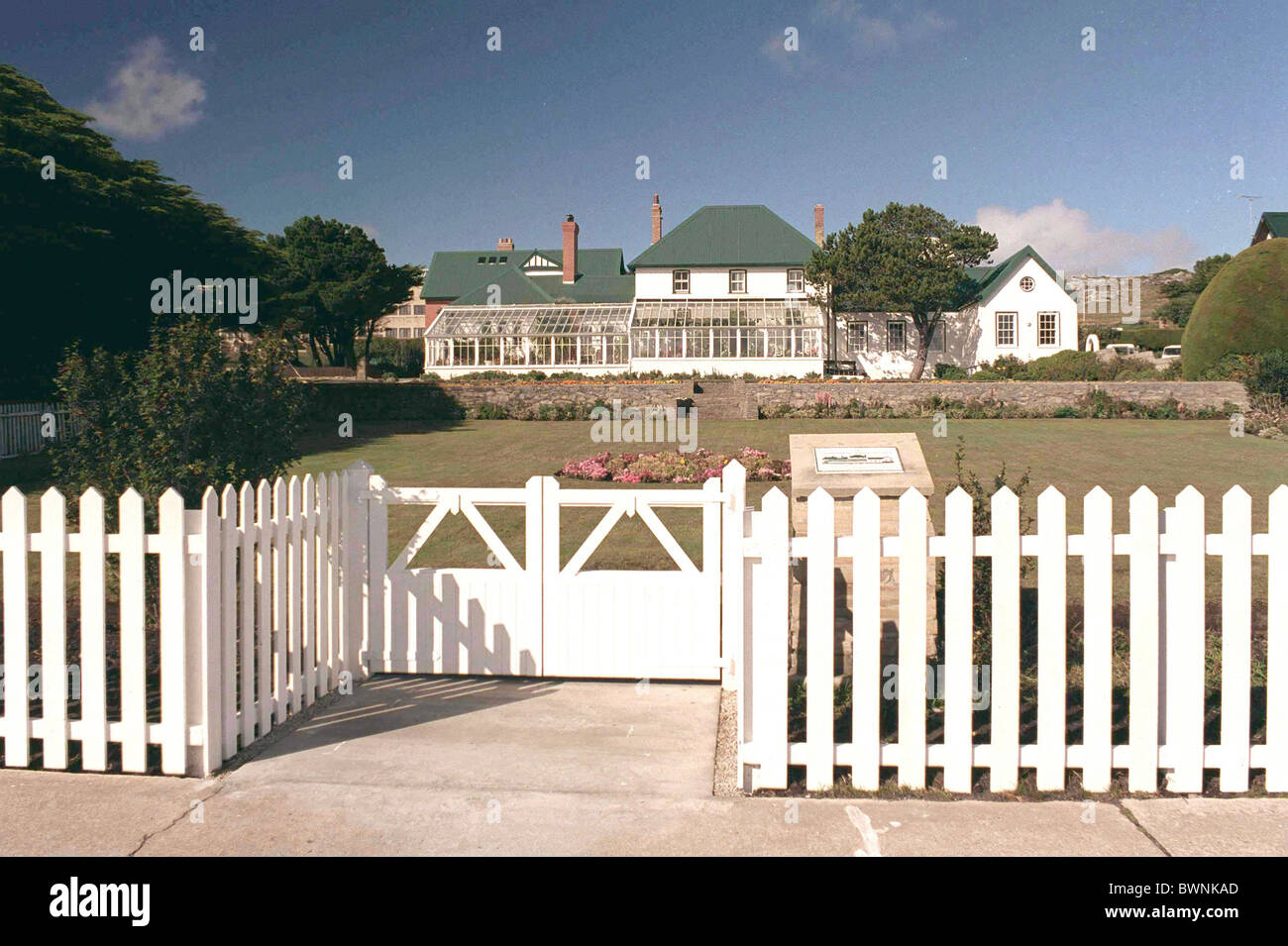 Government house stanley falkland islands hires stock photography and