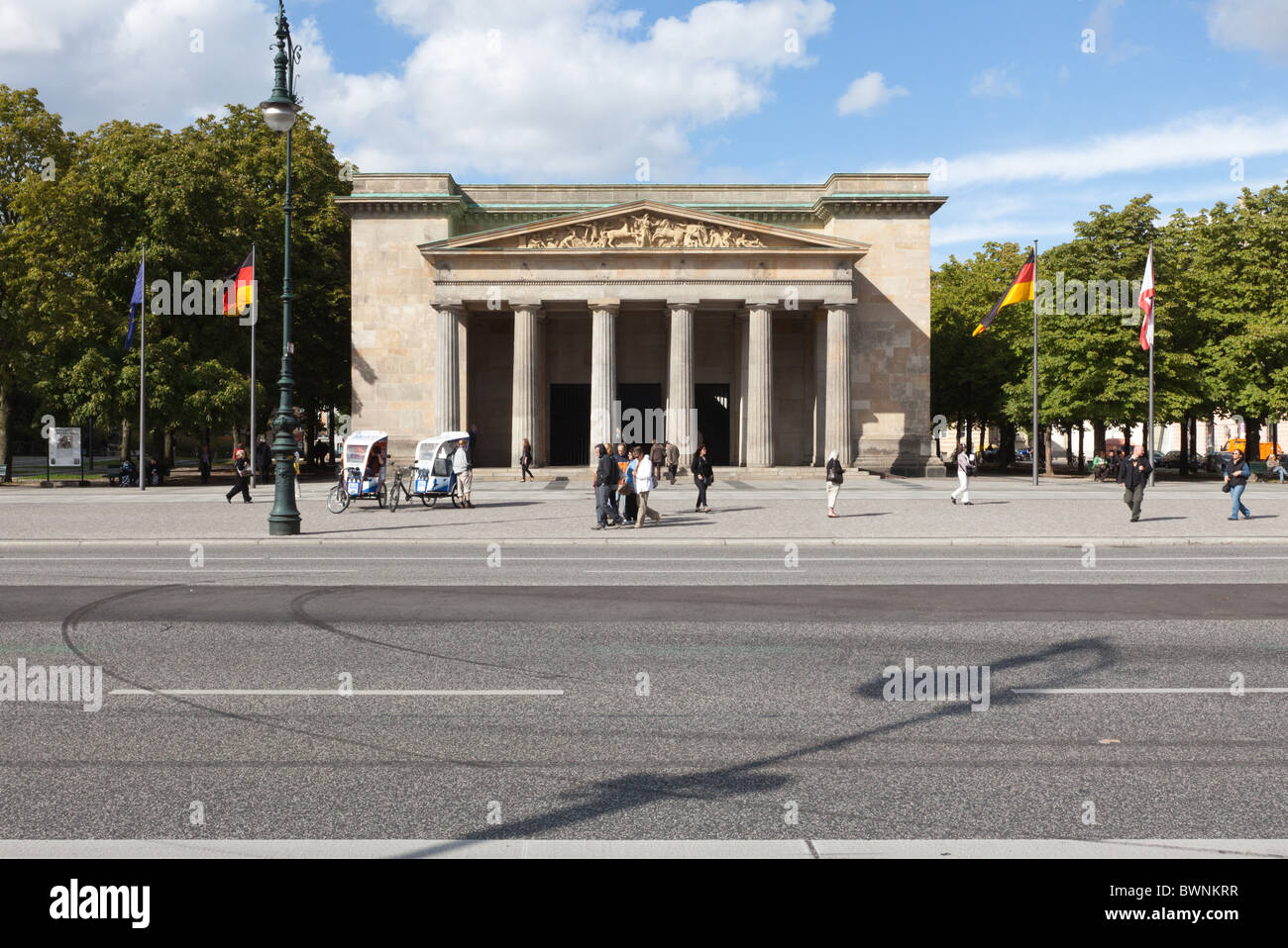 The Neue Wache War Memorial in Berlin, on the Unter den Linden Stock Photo