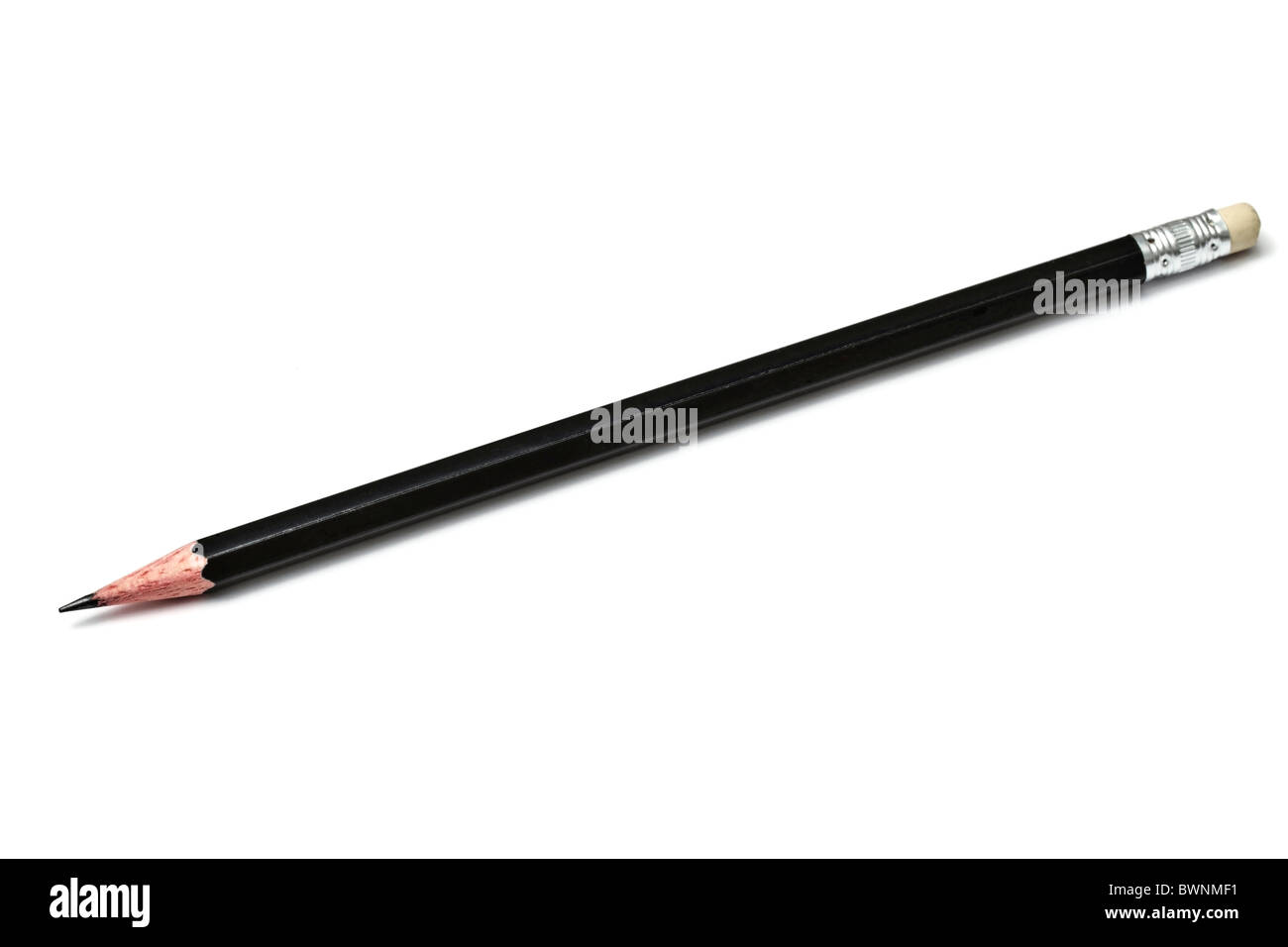 Black pencil isolated on white background Stock Photo Alamy