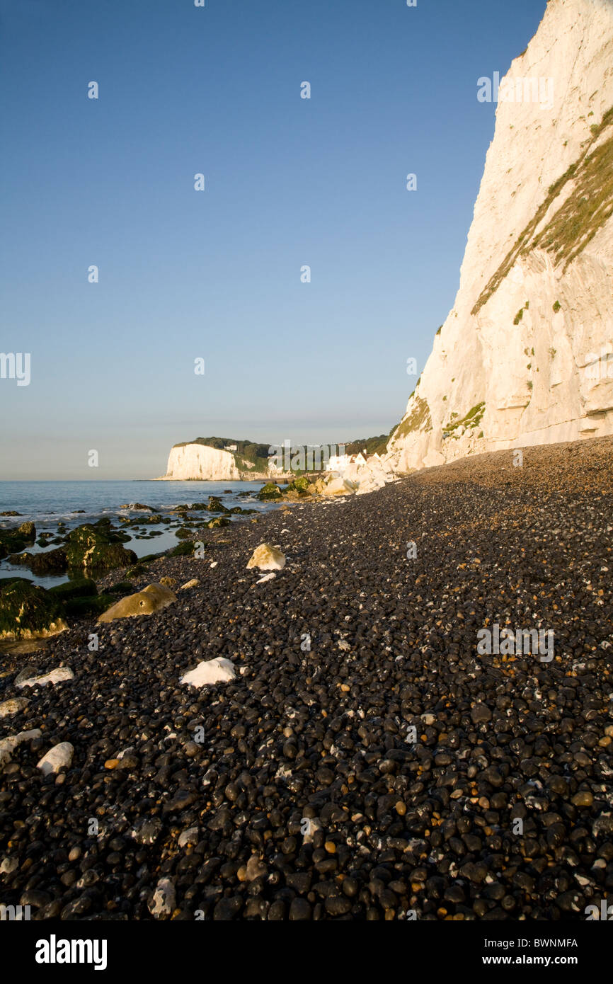 Morning at Saint Margaret Bay, at the famous White Cliff of Dover, Kent