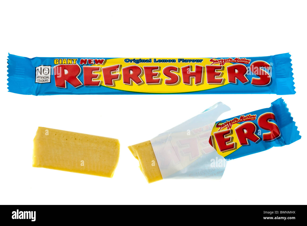 Two Swizzels Matlow Refresher chew bars Stock Photo