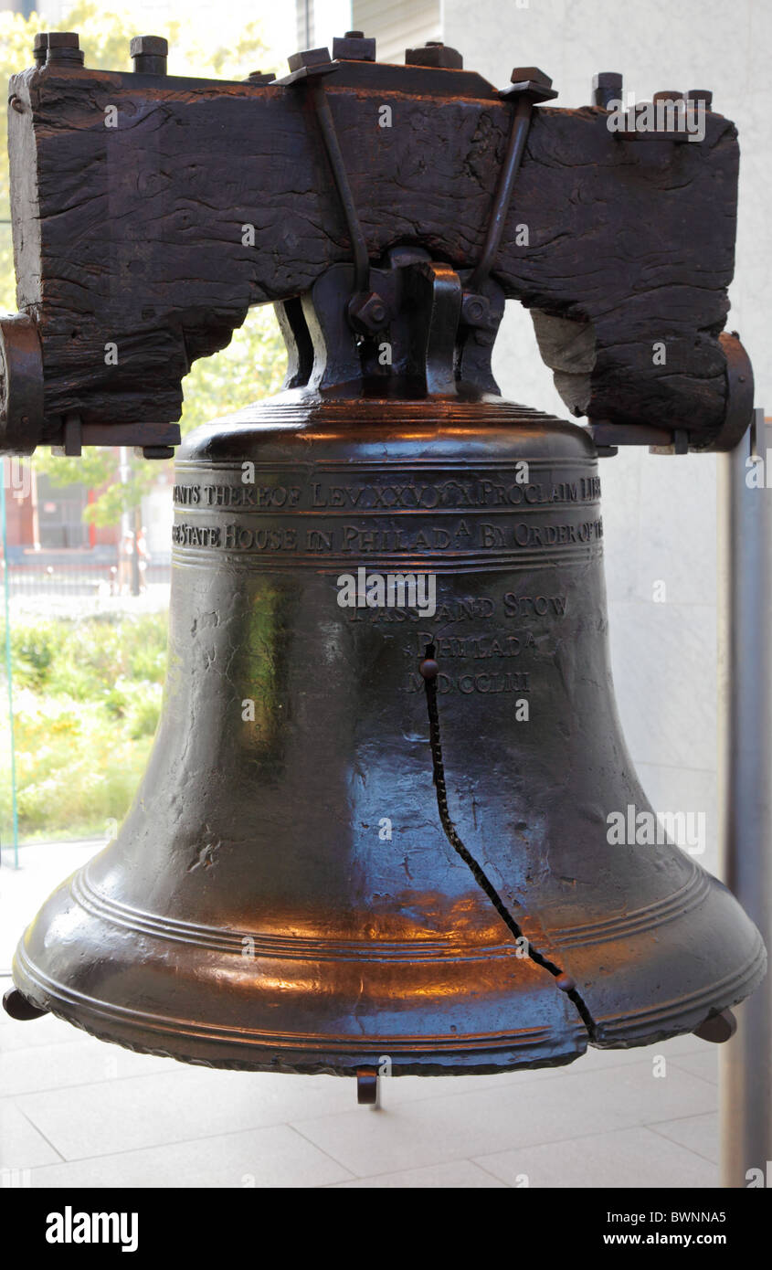 The Liberty Bill in Philadelphia, Pennsylvania, USA Stock Photo