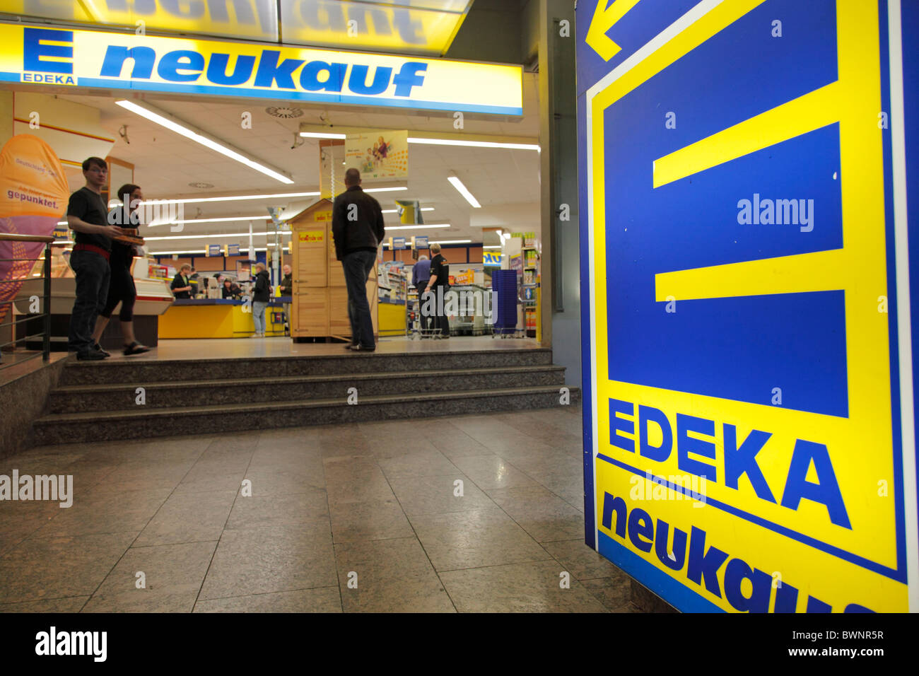 EDEKA neukauf supermarkt in Germany Stock Photo