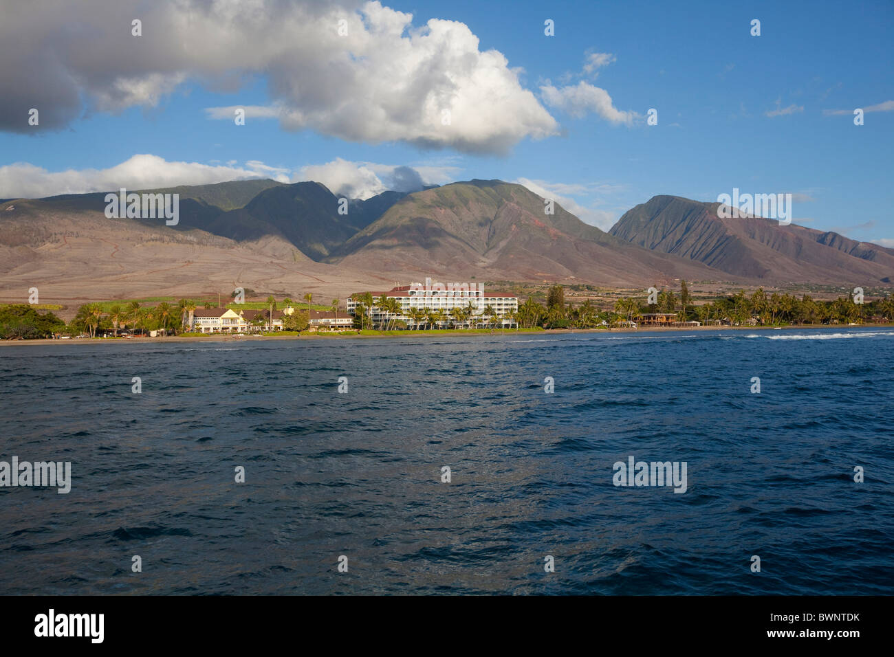 Lahaina, West Maui Mountains, Hawaii Stock Photo Alamy
