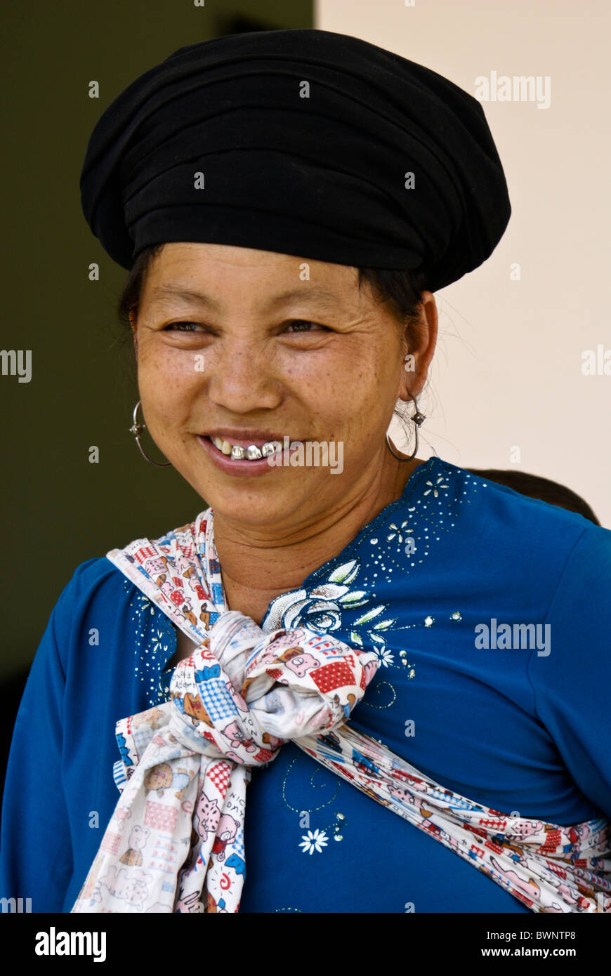 Han Dai (Mountain Dai) woman, Xishuangbanna, Yunnan, China Stock Photo