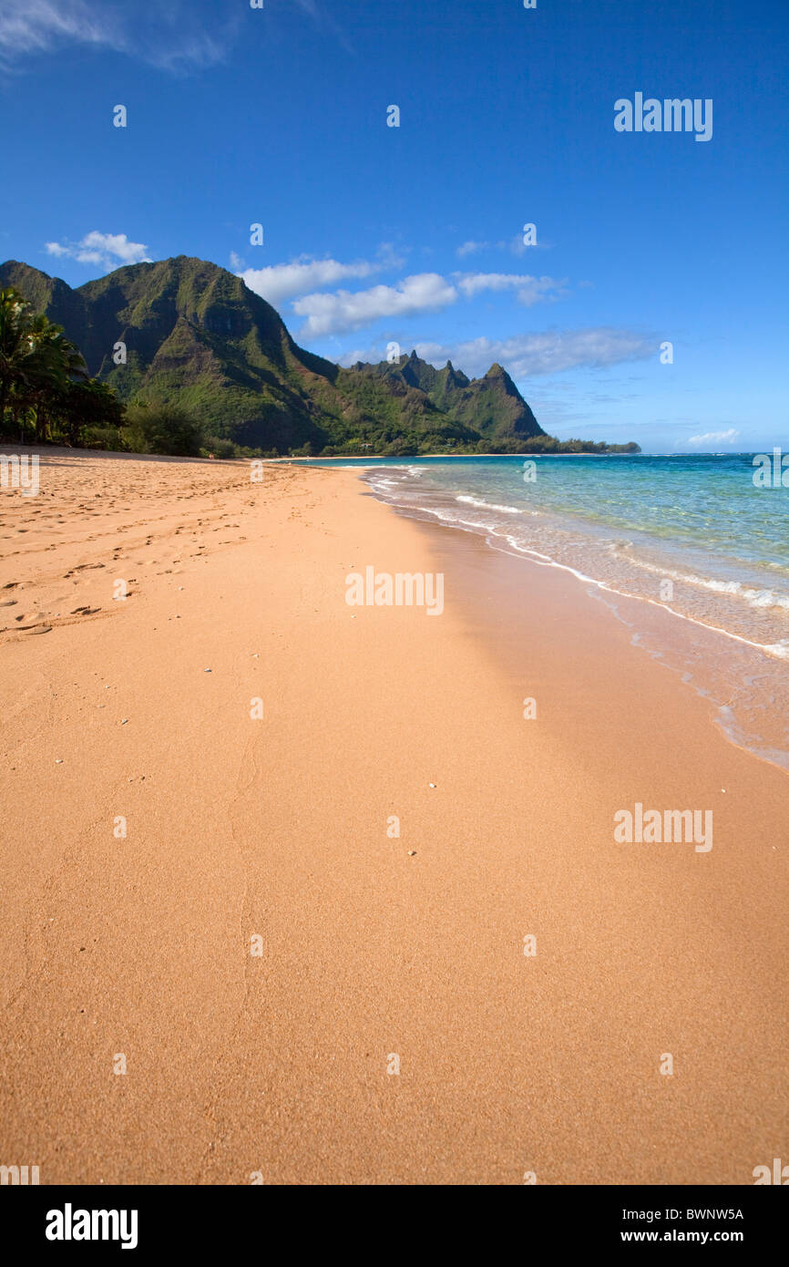 Tunnels Beach, Makua, Haena, Kauai, Hawaii Stock Photo Alamy