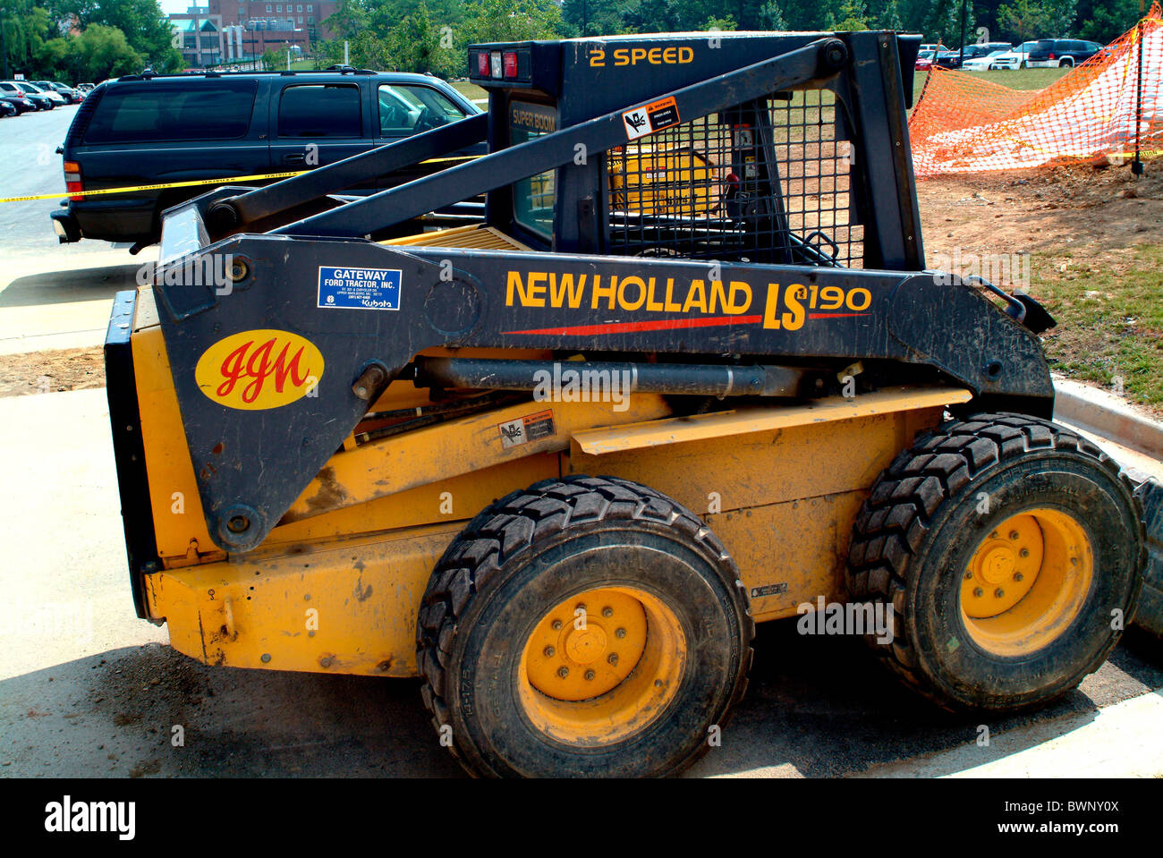 Special ford New Hollander front end loader Stock Photo