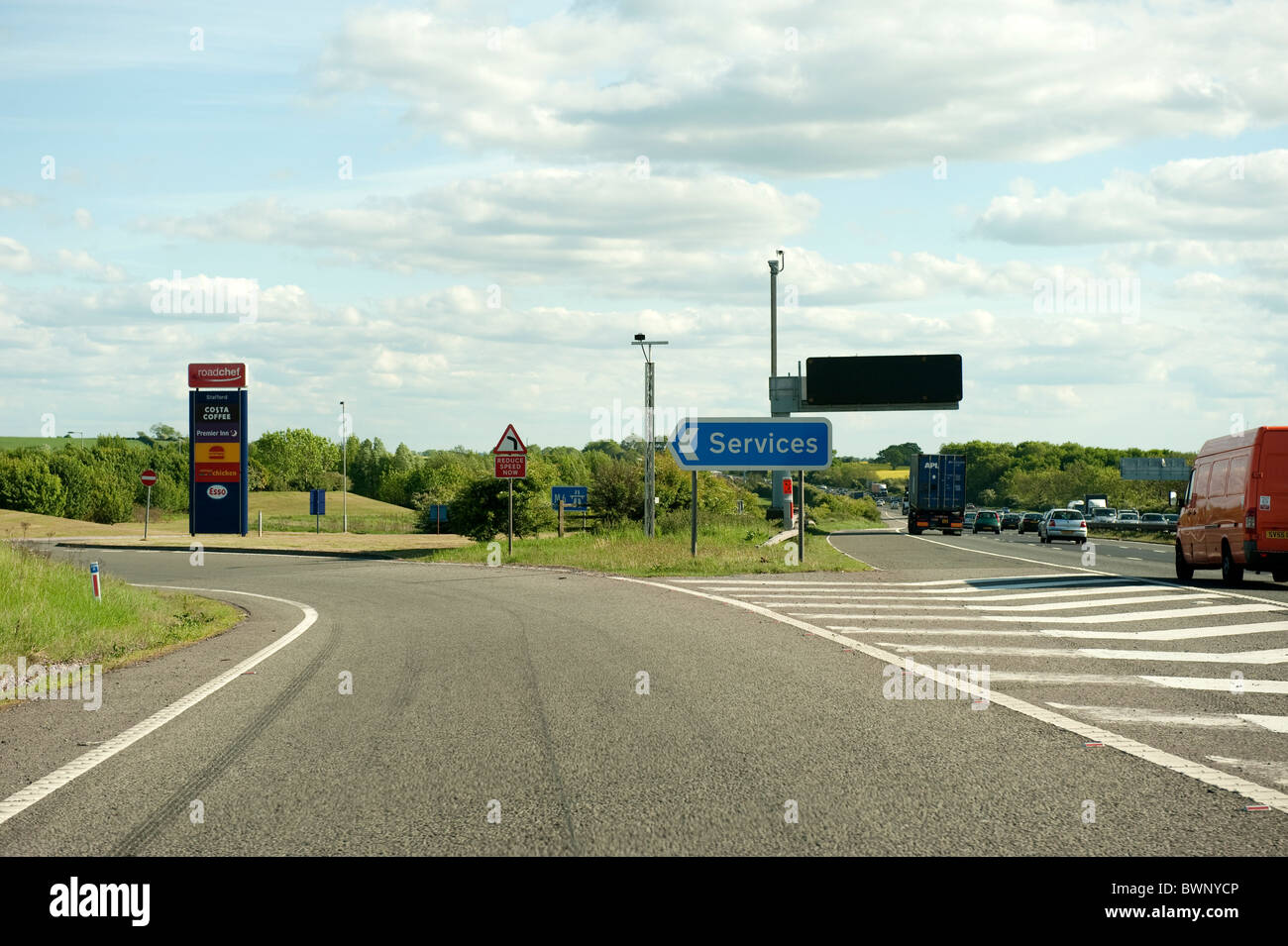 Motorway slip road hires stock photography and images Alamy