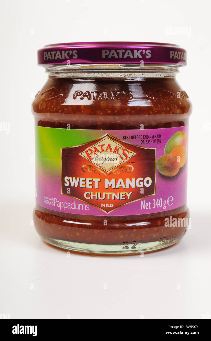 Patak's Sweet Mango Chutney Stock Photo - Alamy