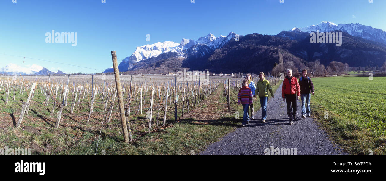 Switzerland Europe Canton Grisons Graubunden Grisons Bundner Herrschaft