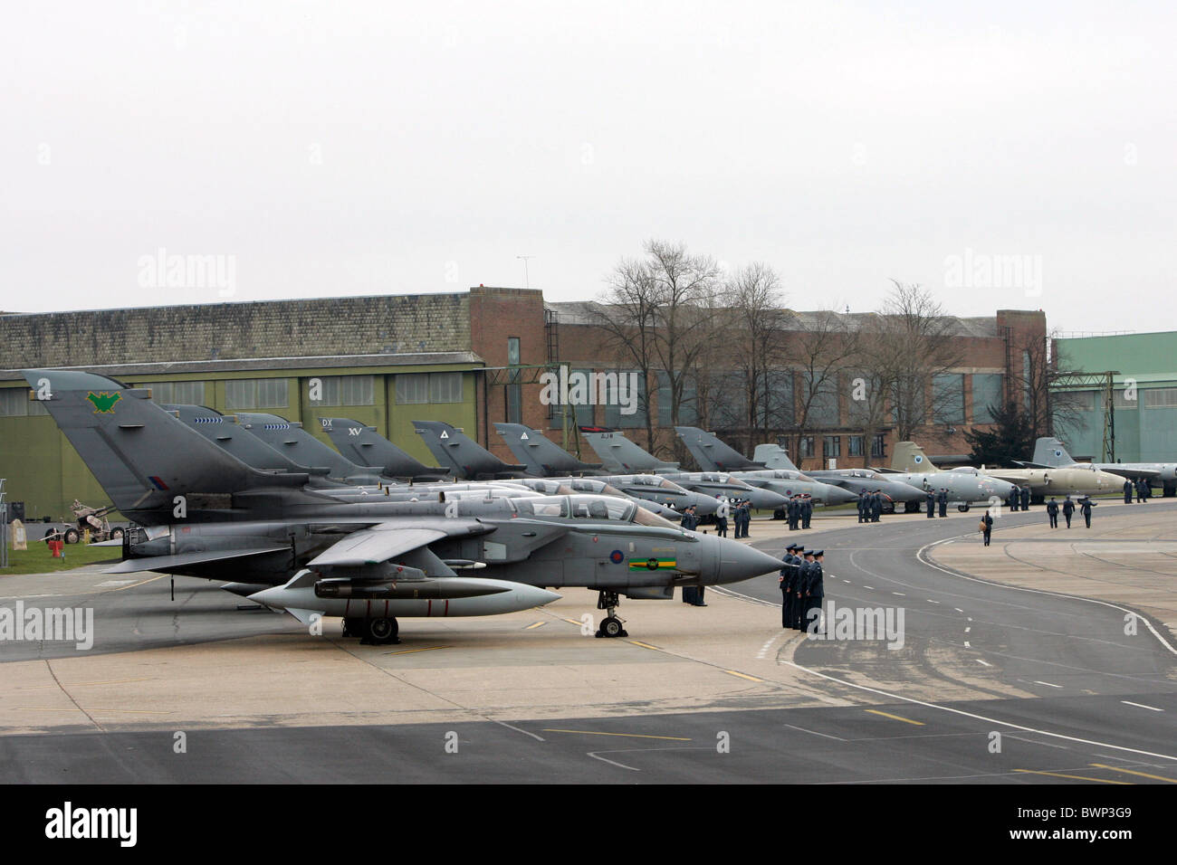 Marham Wing, GR4 Tornadoes on display at RAF Marham in Norfolk Stock Photo