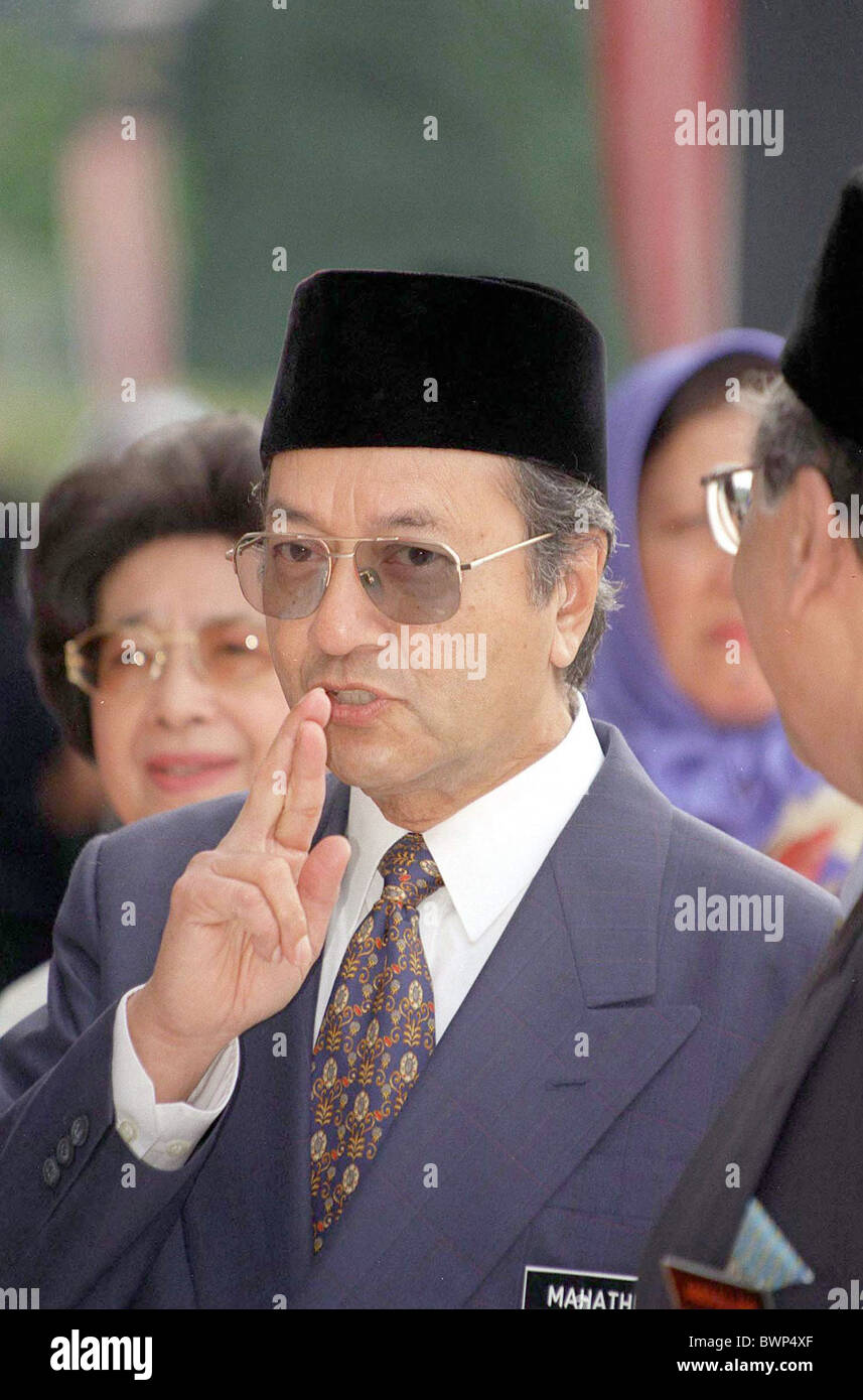 MALAYSIAN PRIME MINISTER IN KUALA LUMPUR Stock Photo Alamy