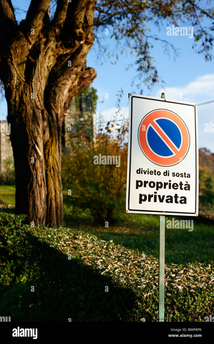 Private property Stock Photo